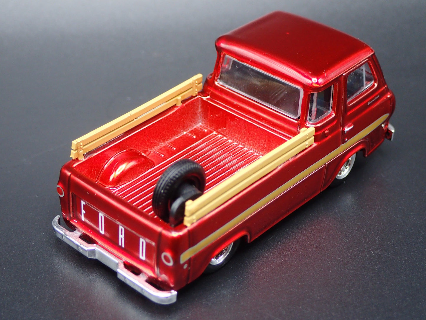 1964 64 FORD ECONOLINE PICKUP TRUCK RED 1:64 SCALE COLLECTIBLE DIECAST MODEL CAR