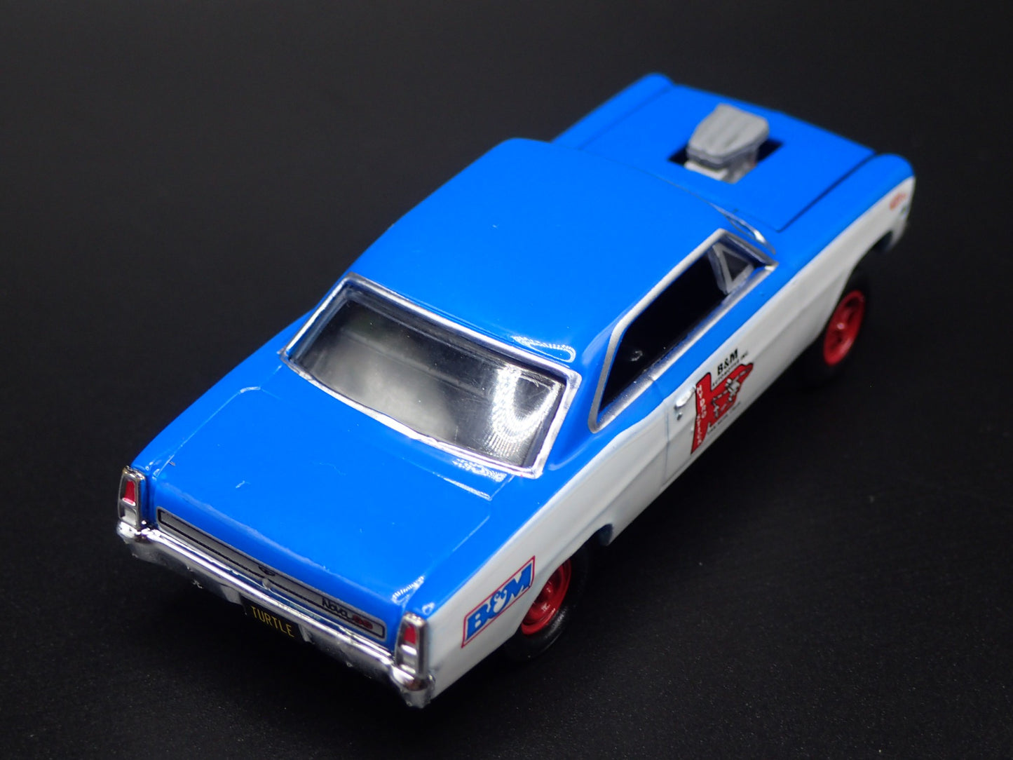 1967 67 CHEVY CHEVROLET NOVA GASSER B&M AUTOMOTIVE 1:64 SCALE DIECAST MODEL CAR