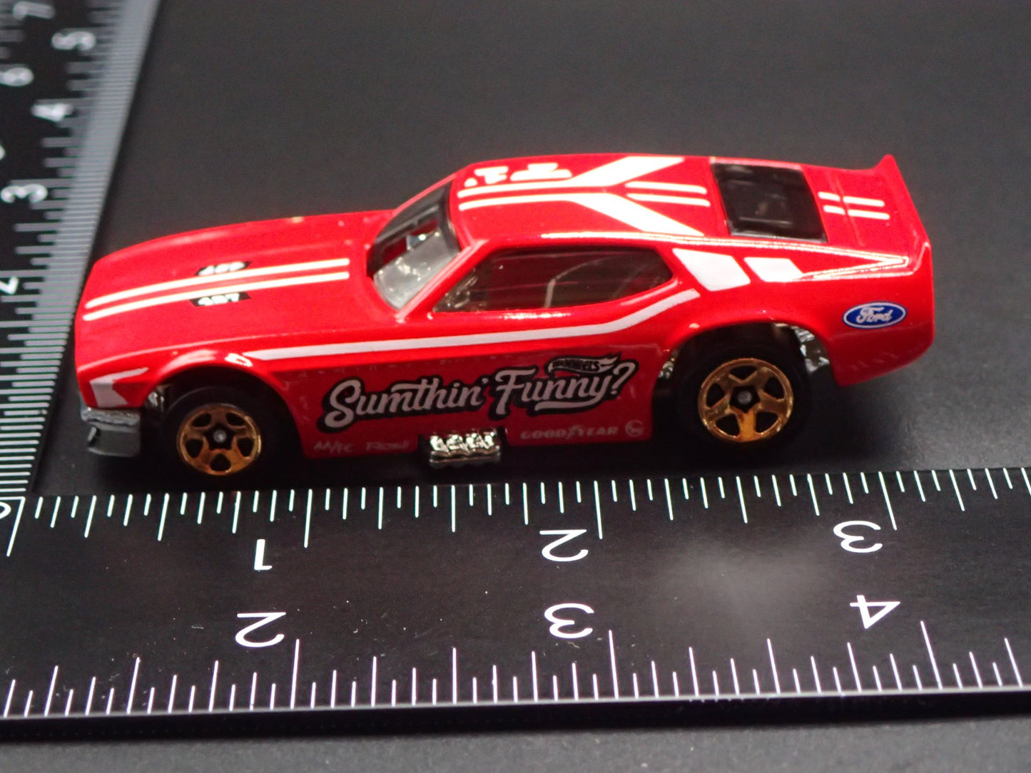 1971 71 FORD MUSTANG FUNNY CAR RED RARE 1:64 SCALE COLLECTIBLE DIECAST MODEL CAR