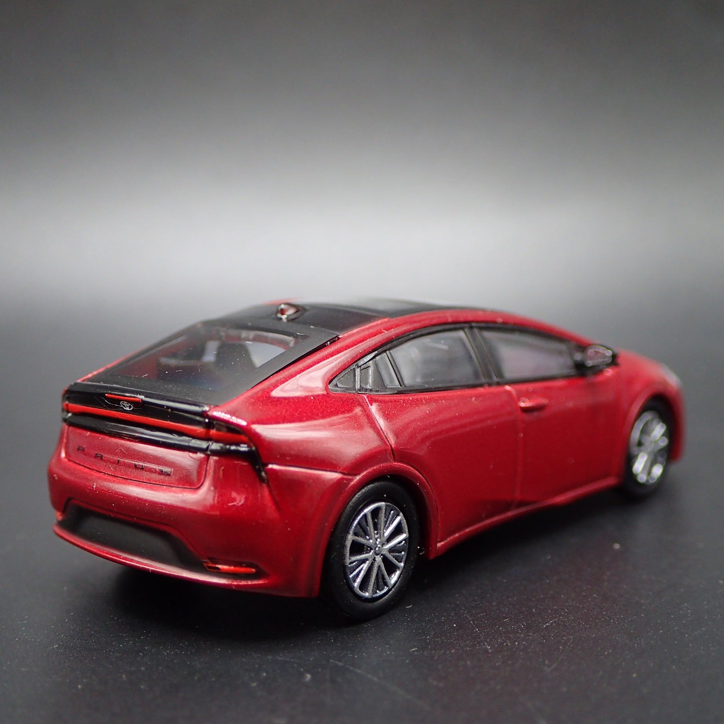 2023-2025 TOYOTA PRIUS RED RARE 1/64 SCALE COLLECTIBLE DIORAMA DIECAST MODEL CAR