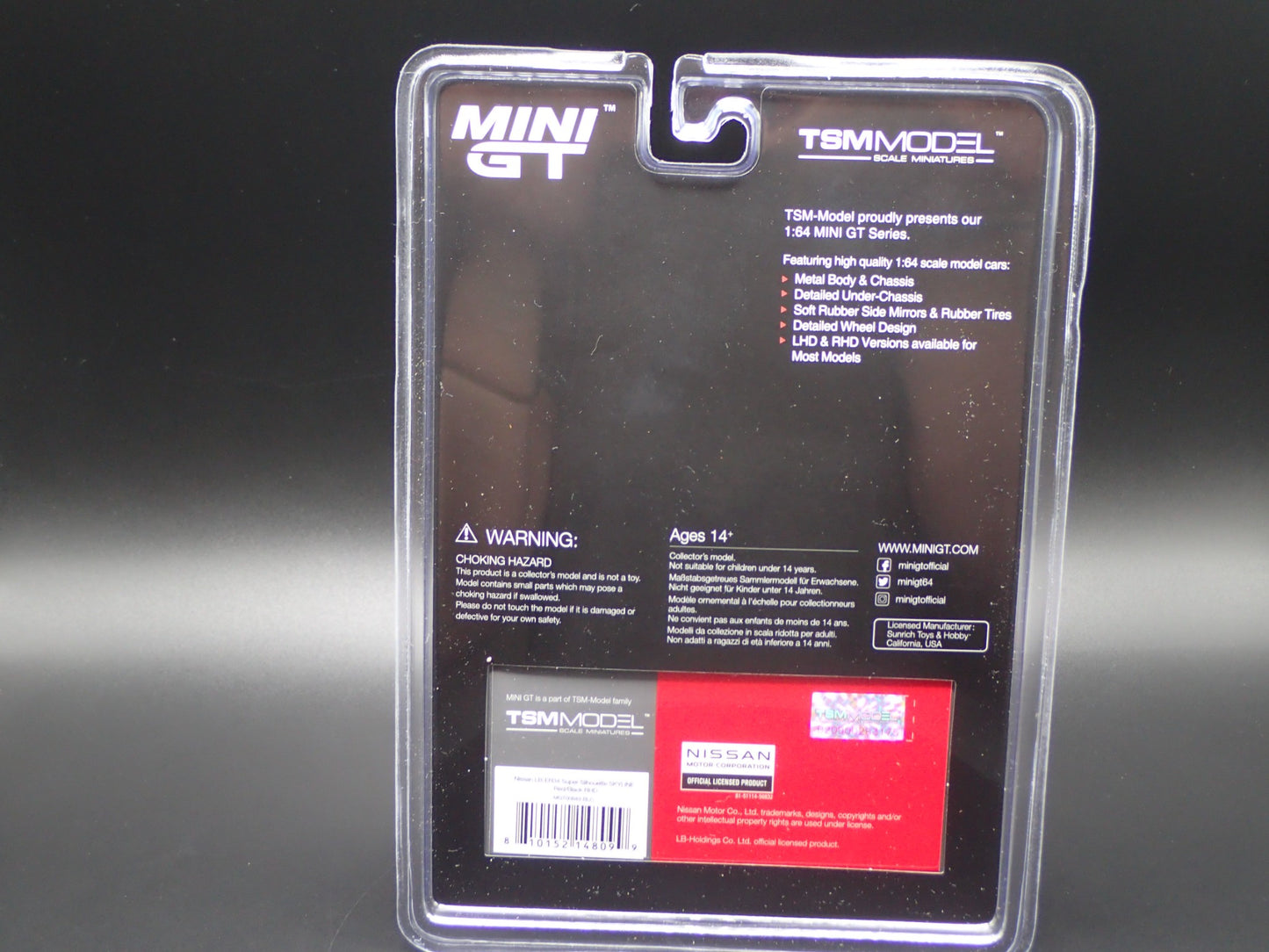 NISSAN LB-ER34 SUPER SILOUETTE CHASE 843 TSM MODEL MINI GT 1/64 SCALE MIJO 2025