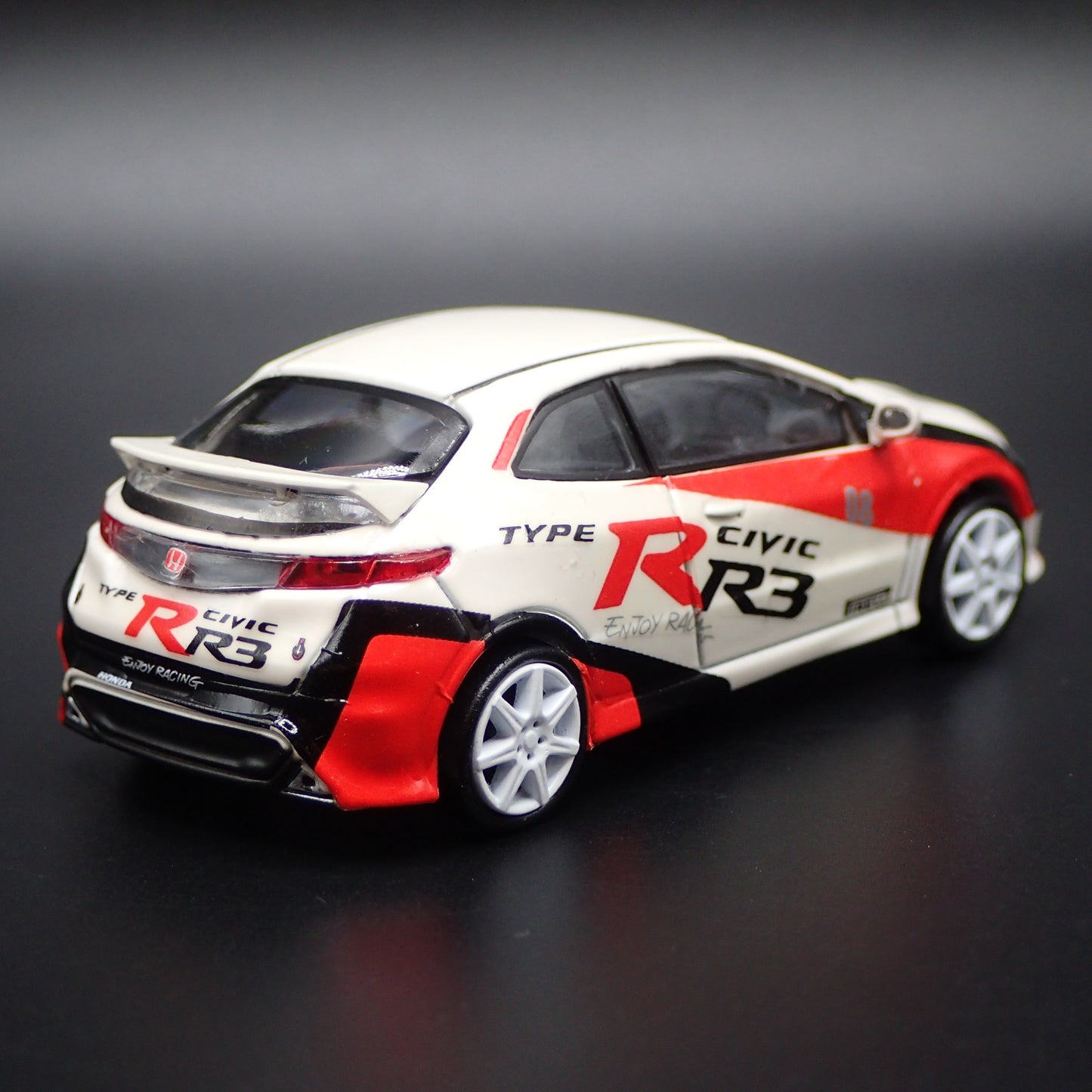 2007-2011 HONDA CIVIC TYPE R FN2 EURO RACE LIVERY 1:64 SCALE DIECAST MODEL CAR