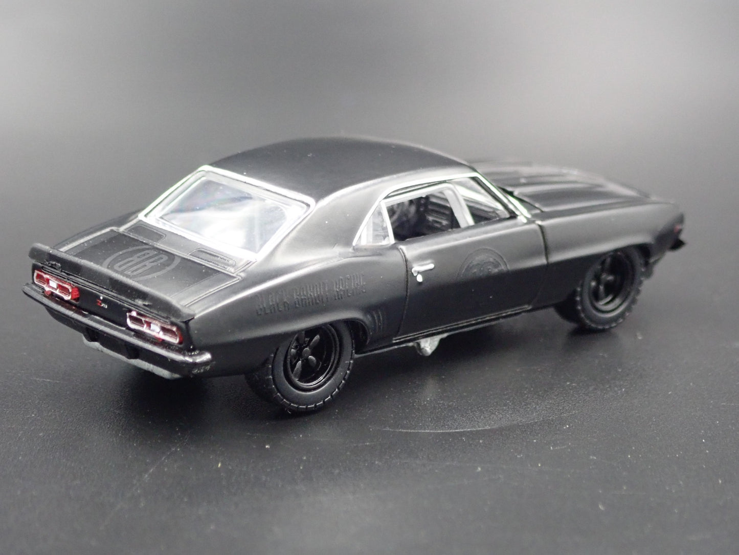 1969 69 CHEVY CHEVROLET CAMARO Z/28 TRANS AM BLACK 1:64 SCALE DIECAST MODEL CAR