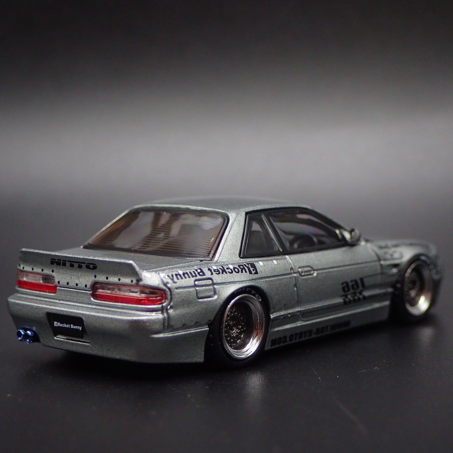 NISSAN SILVIA S13 ROCKET BUNNY V1 PANDEM JDM RARE 1:64 SCALE DIECAST MODEL CAR