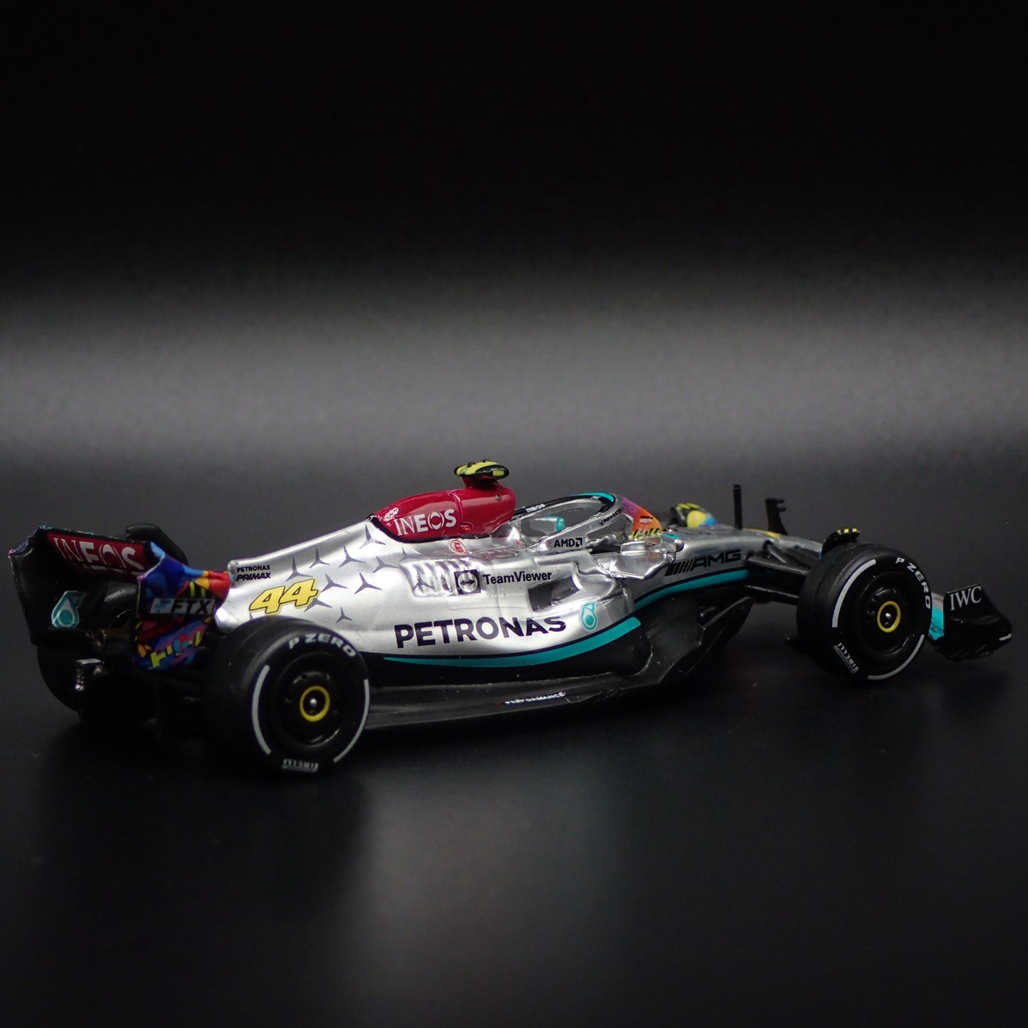 MERCEDES-AMG F1 W13 E PERFORMANCE LEWIS HAMILTON 1:64 SCALE DIECAST MODEL CAR