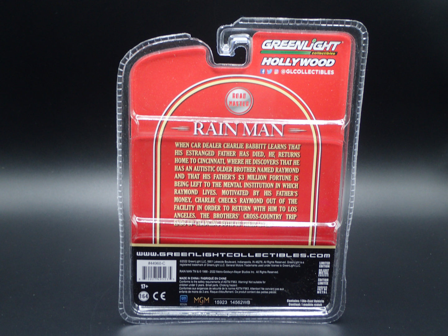 2023 GREENLIGHT GREEN MACHINE 1949 BUICK ROADMASTER RAIN MAN HOLLYWOOD 36 CHASE