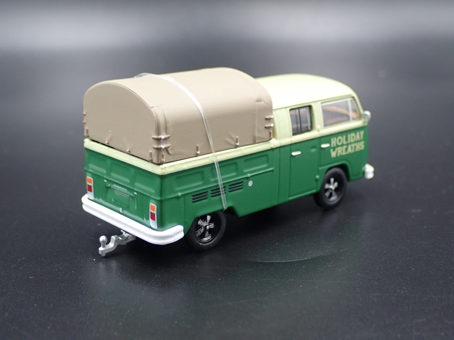 1967 VW VOLKSWAGEN TYPE DOUBLE CAB PICKUP W/ HITCH 1/64 SCALE DIECAST MODEL CAR