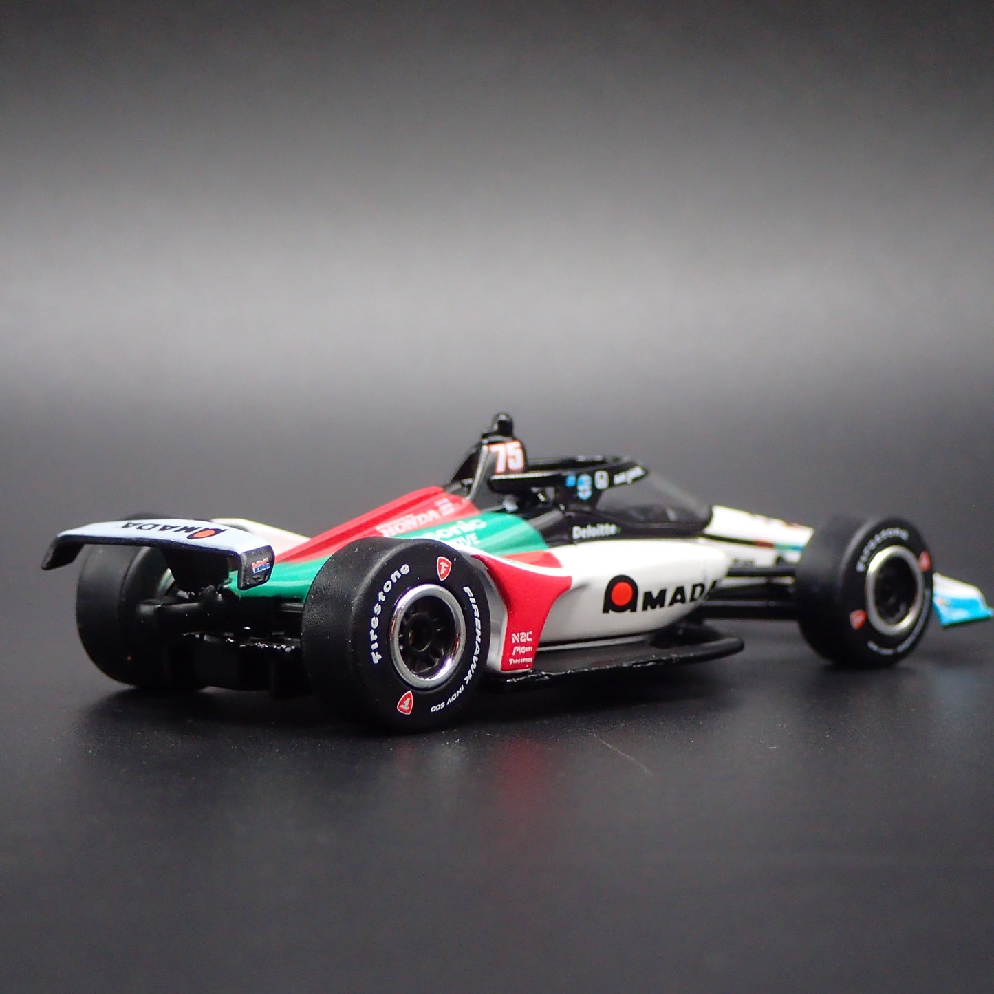 2024 INDY RACING HONDA 75 TAKUMA SATO AMADA 1:64 SCALE DIORAMA DIECAST MODEL CAR