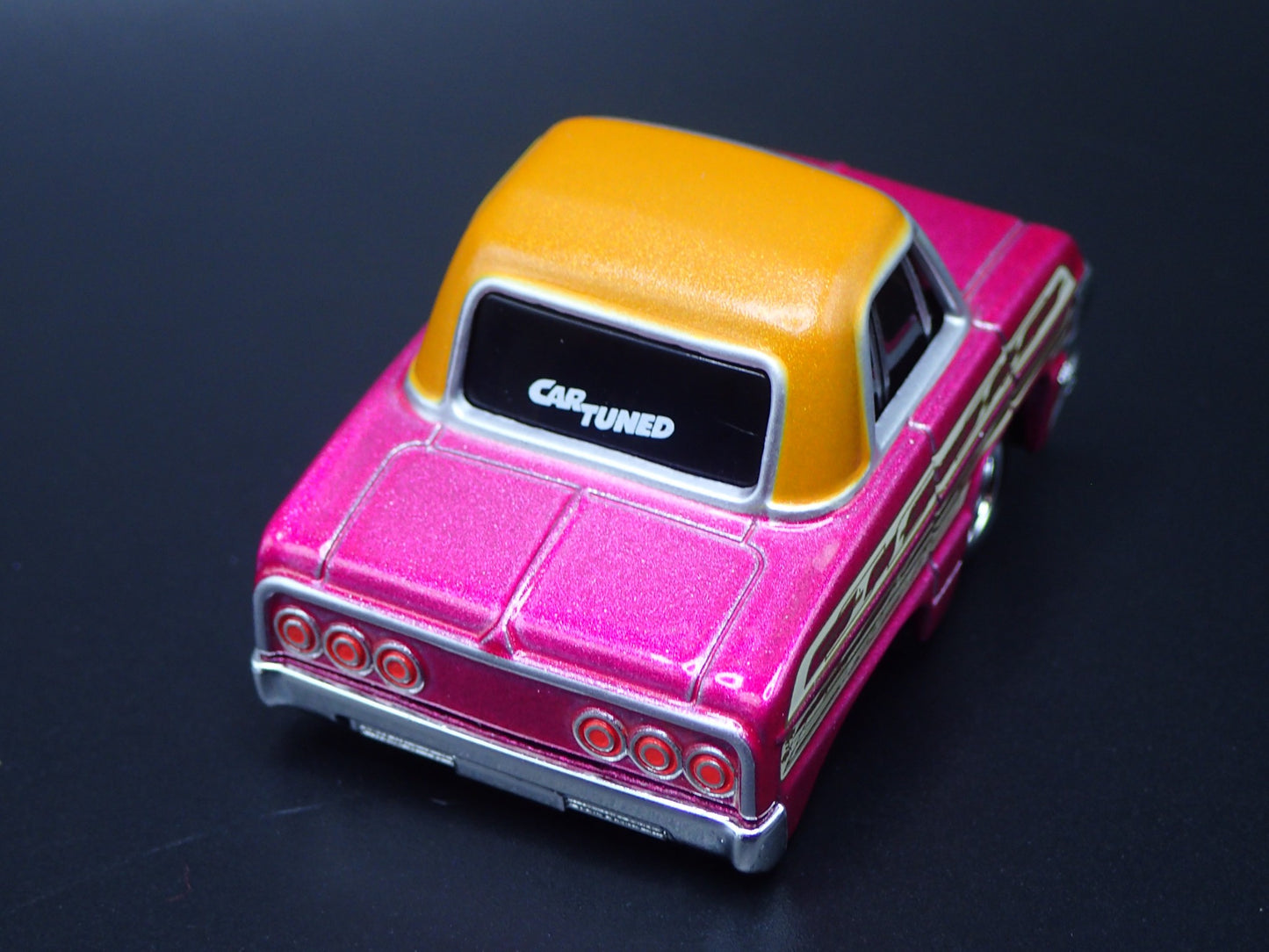 1964 CHEVY CHEVROLET IMPALA LOWRIDER TUNED PINK 1:64 SCALE DIECAST MODEL CAR