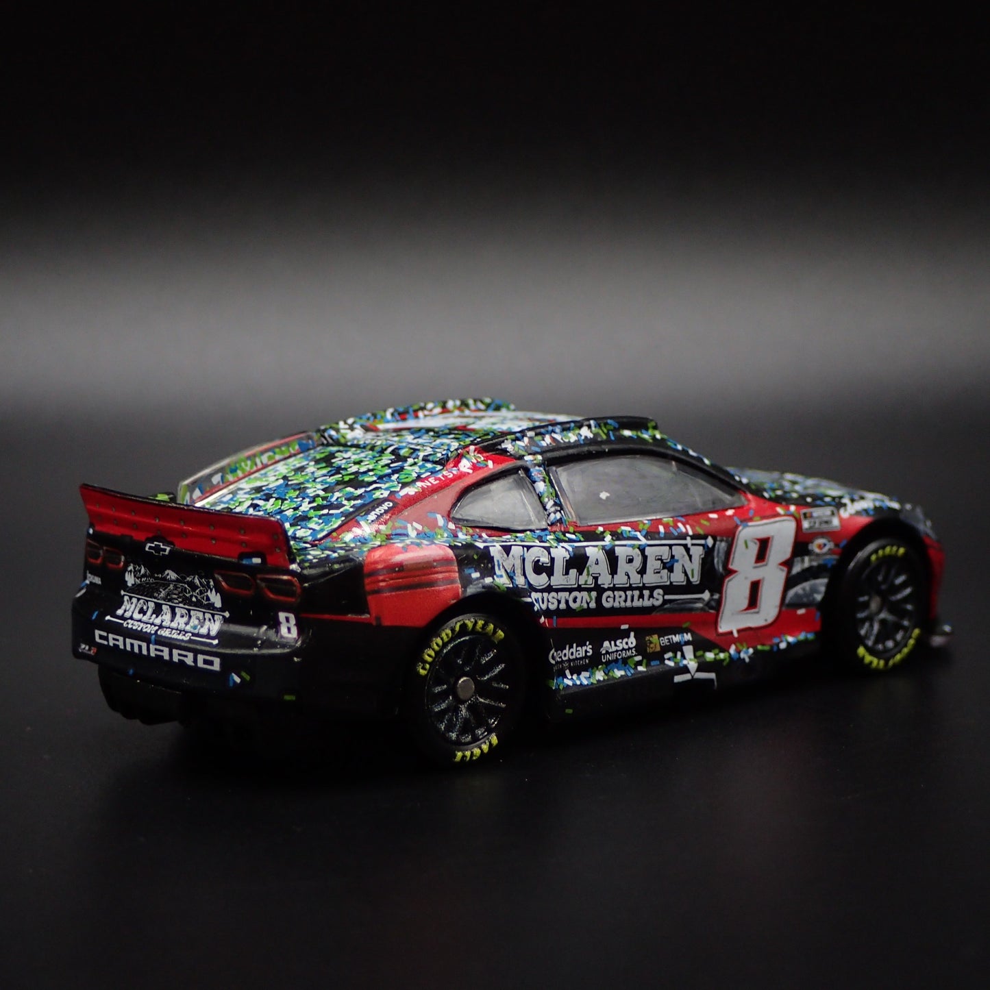 2023 CHEVROLET CAMARO ZL1 8 KYLE BUSCH MCLAREN NASCAR WIN 1:64 DIECAST MODEL CAR