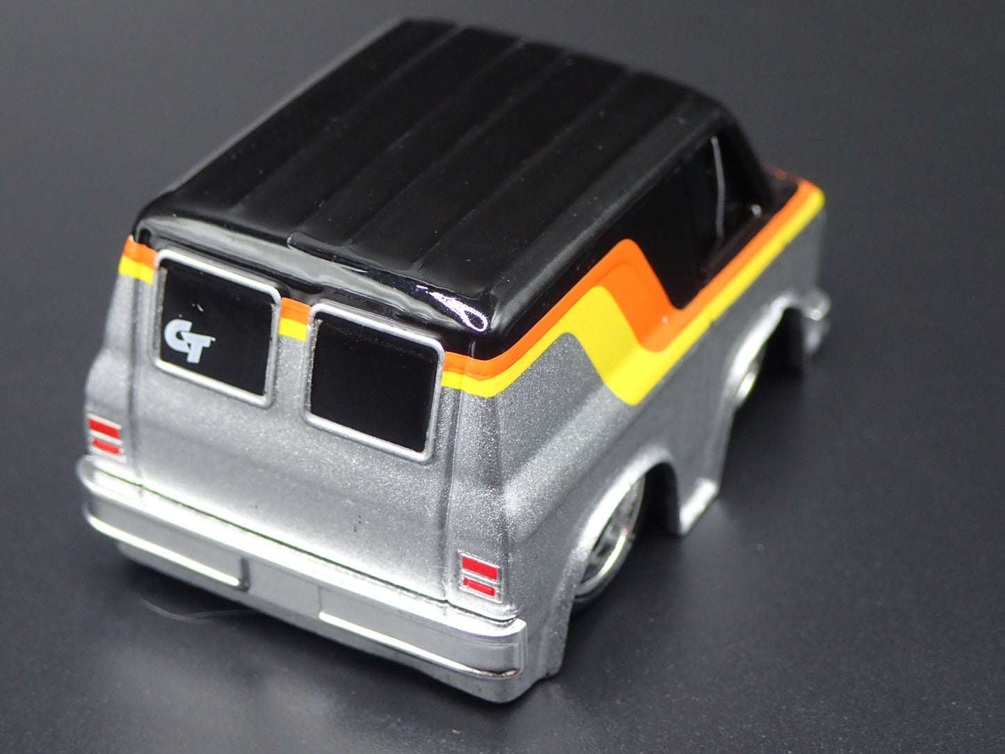 1979 79 GMC VANDURA PANEL VAN CAR TUNED SILVER 1/64 SCALE DIECAST MODEL CAR