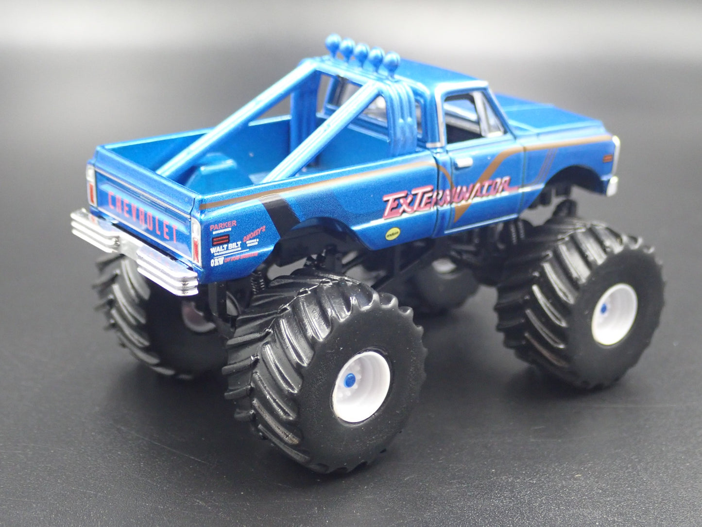 1972 CHEVY CHEVROLET K10 EXTERMINATOR MONSTER TRUCK 1:64 SCALE DIECAST MODEL CAR