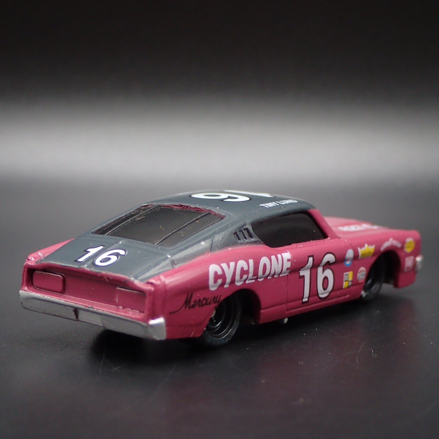 1969 69 MERC MERCURY CYCLONE TINY LUND #16 NASCAR 1:64 SCALE DIECAST MODEL CAR