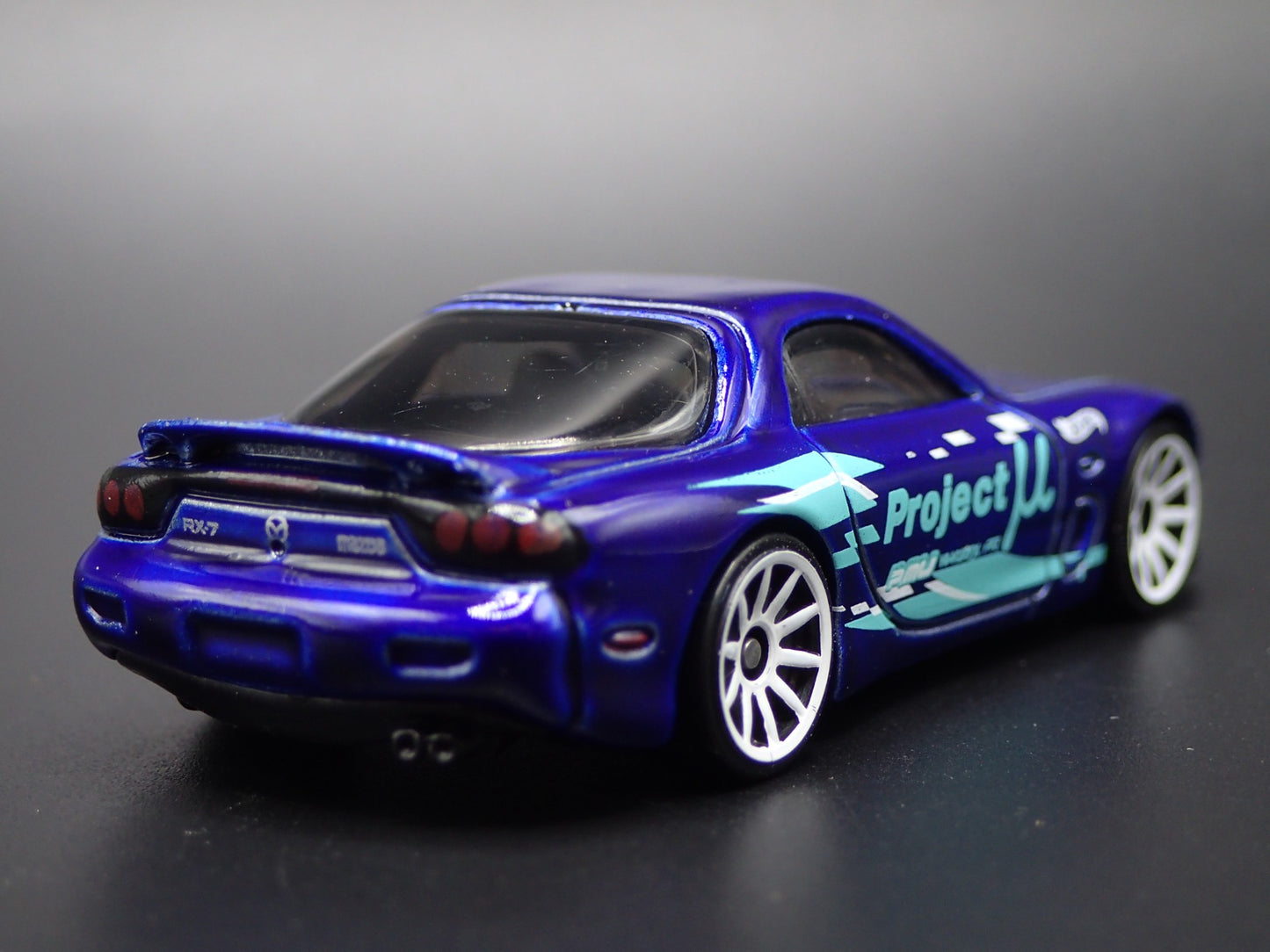 1992-2002 MAZDA RX7 JDM BLUE 1:64 SCALE COLLECTIBLE DIORAMA DIECAST MODEL CAR