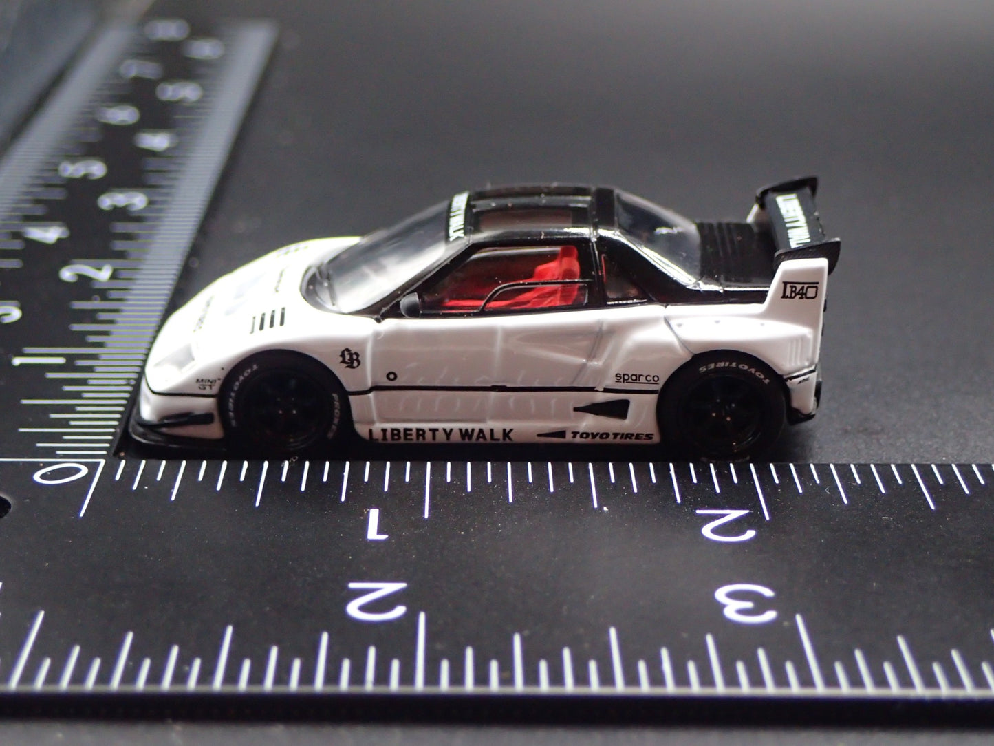 1992-1994 MAZDA AUTOZAM AZ1 LIBERTY WALK LB40 WHITE 1:64 SCALE DIECAST MODEL CAR