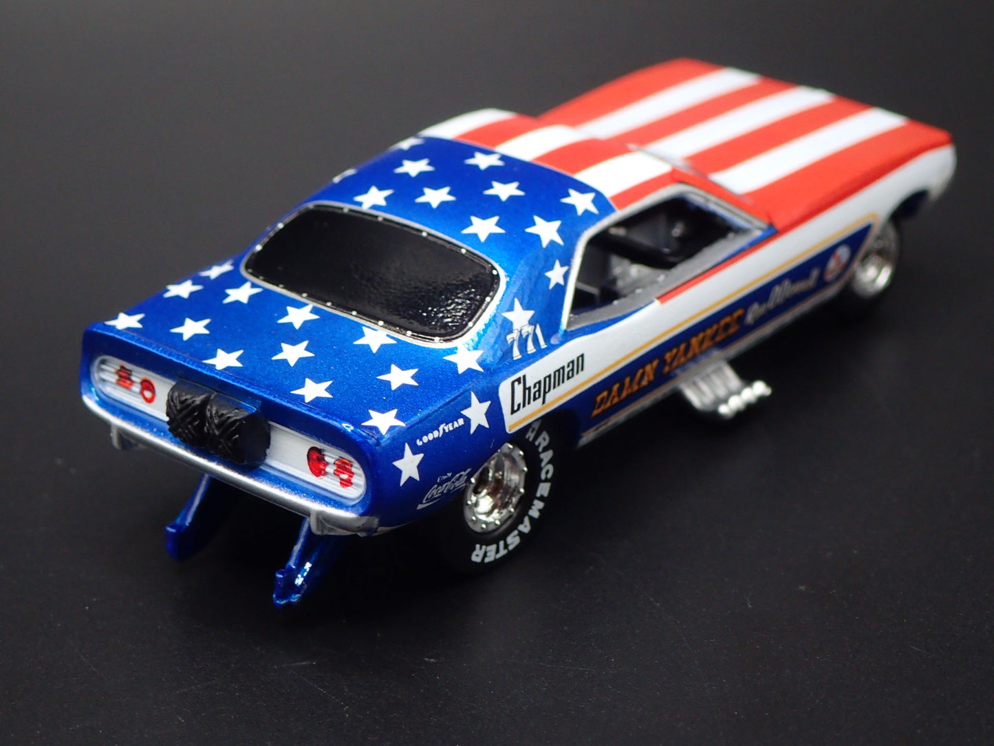 1972 72 PLYMOUTH CUDA DAMN YANKEE RON ODONNELL DRAG 1:64 SCALE DIECAST MODEL CAR