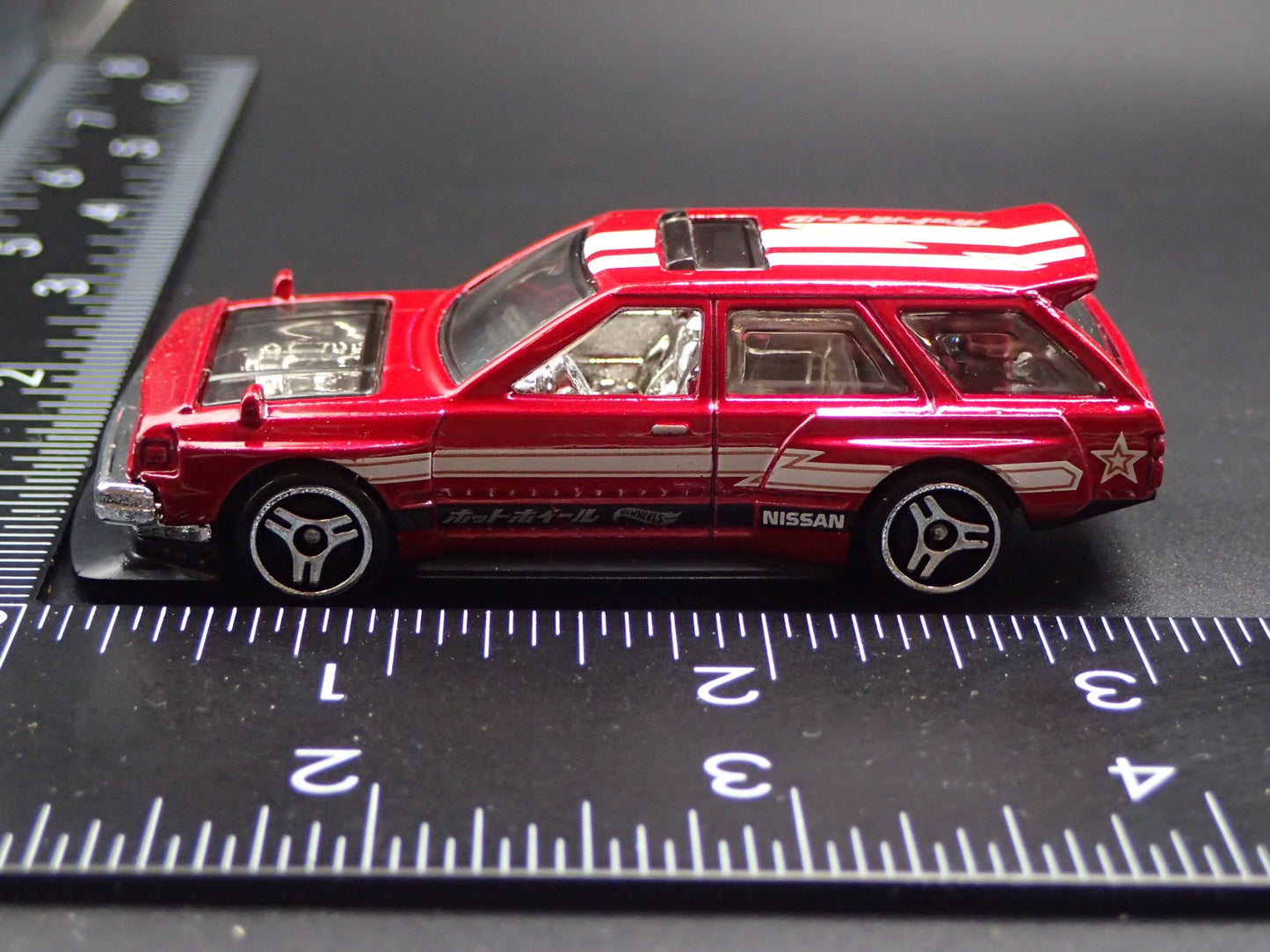 NISSAN MAXIMA DRIFT WAGON RED 1:64 SCALE COLLECTIBLE DIORAMA DIECAST MODEL CAR