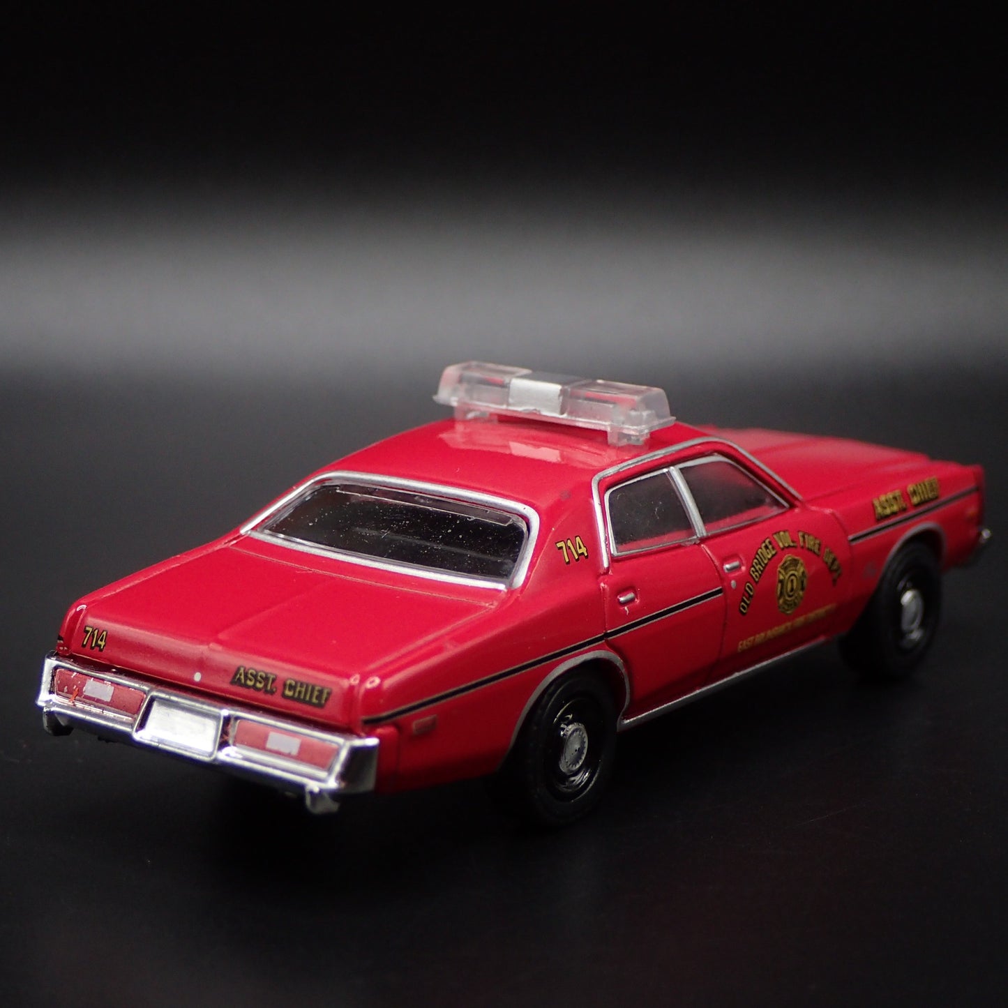 1976 76 PLYMOUTH FURY EAST BRUNSWICK, NJ FIRE DEPT 1:64 SCALE DIECAST MODEL CAR