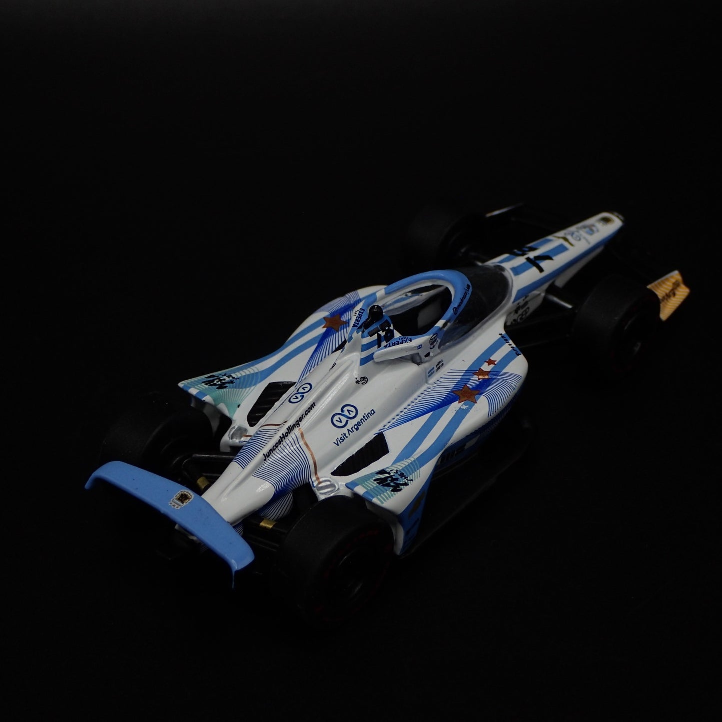 2023 23 INDY CAR CHEVY 78 AGUSTIN CANAPINO 1:64 SCALE DIORAMA DIECAST MODEL CAR