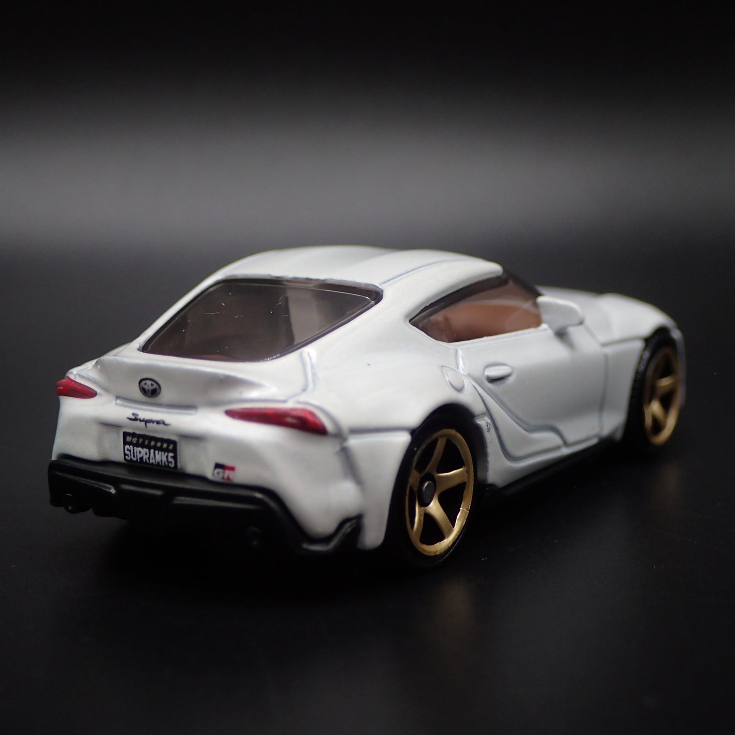 2019-2025 TOYOTA GR SUPRA WHITE 1/64 SCALE COLLECTIBLE DIORAMA DIECAST MODEL CAR