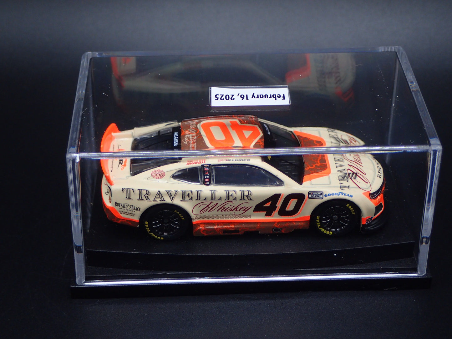 2025 CHEVY 40 JUSTIN ALLGAIER TRAVELLER WHISKEY NASCAR 1:64 SCALE DIECAST CAR