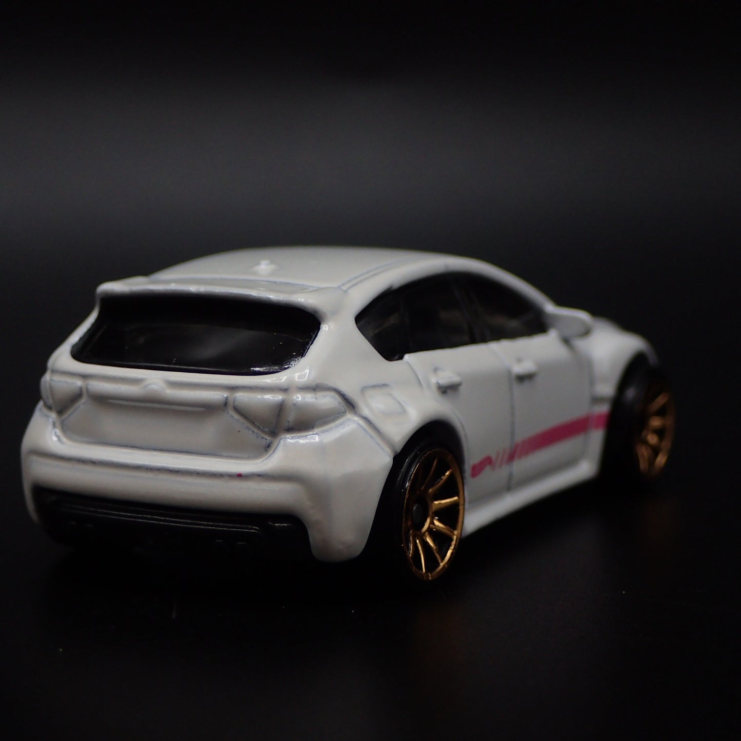 2007-2014 SUBARU WRX STI WHITE 1:64 SCALE COLLECTIBLE DIORAMA DIECAST MODEL CAR