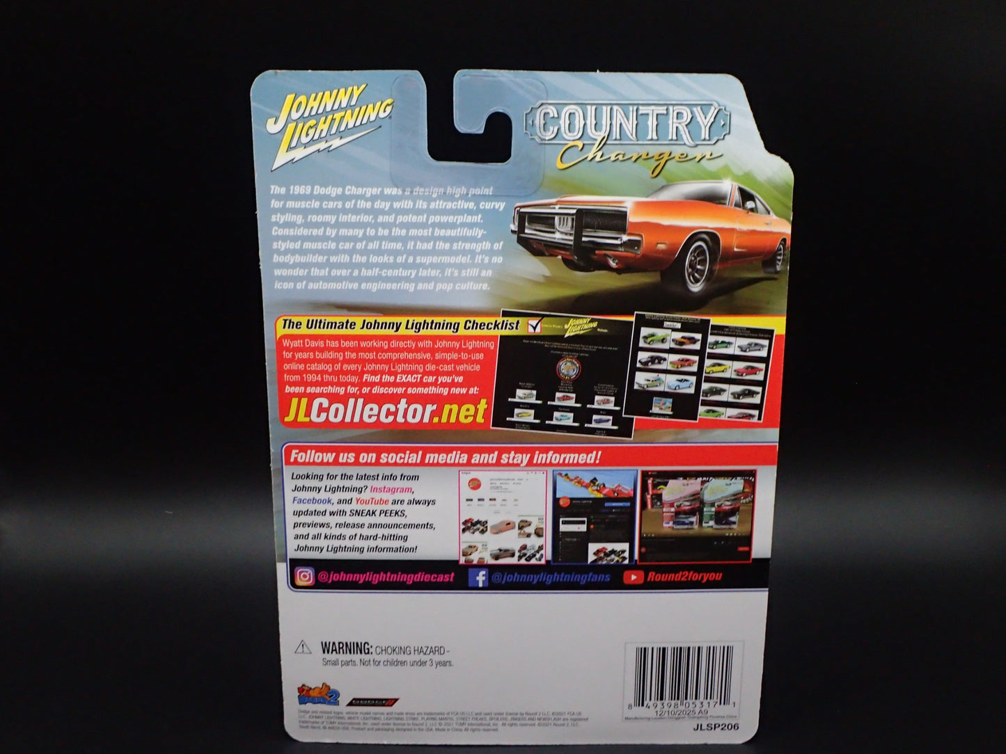 2026 JOHNNY JL WHITE LIGHTNING 1969 DODGE CHARGER RT COUNTRY CHARGER CHASE