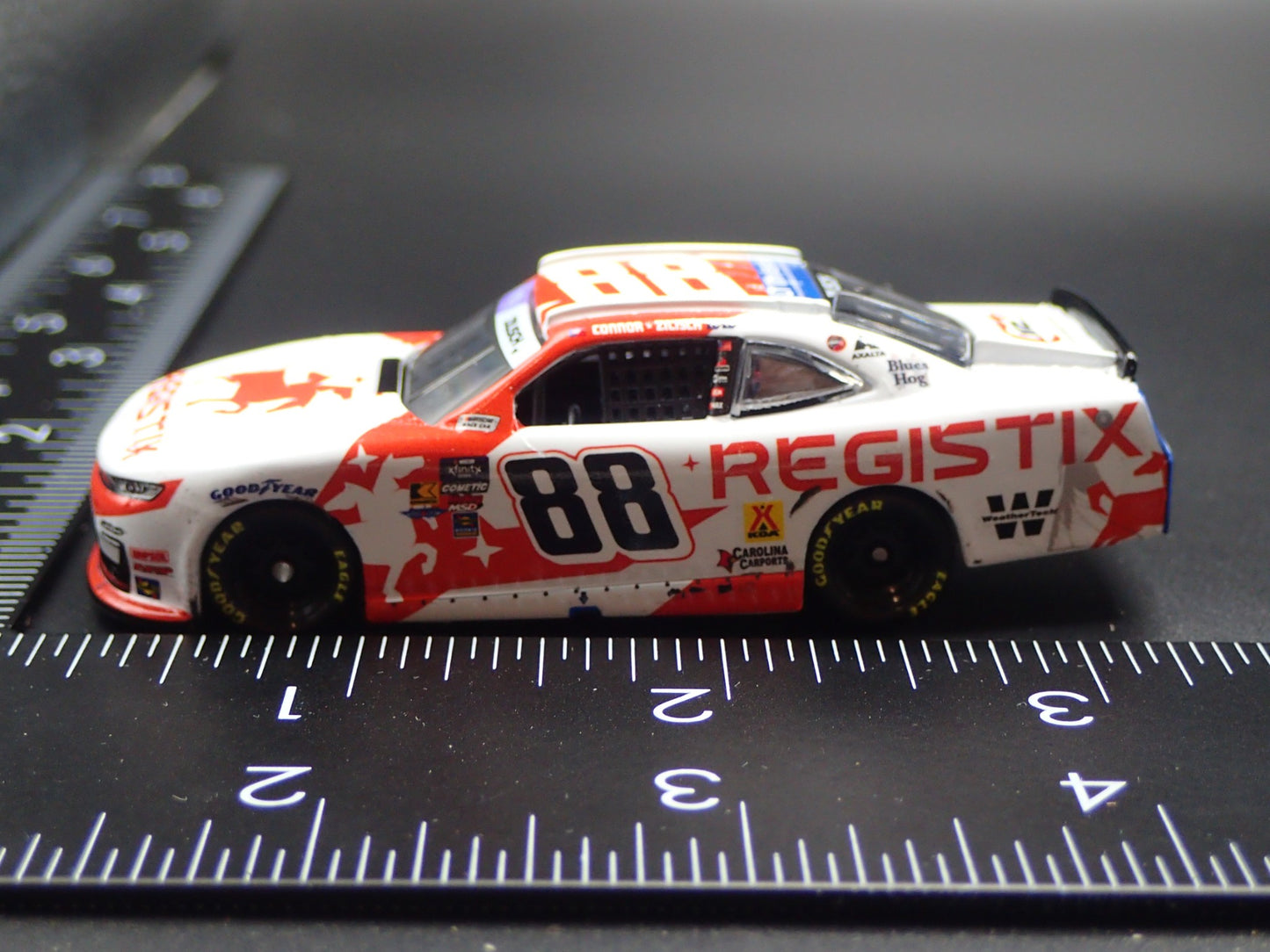 2025 25 CHEVROLET 88 CONNOR ZILISCH REGISTIX NASCAR 1:64 SCALE DIECAST MODEL CAR