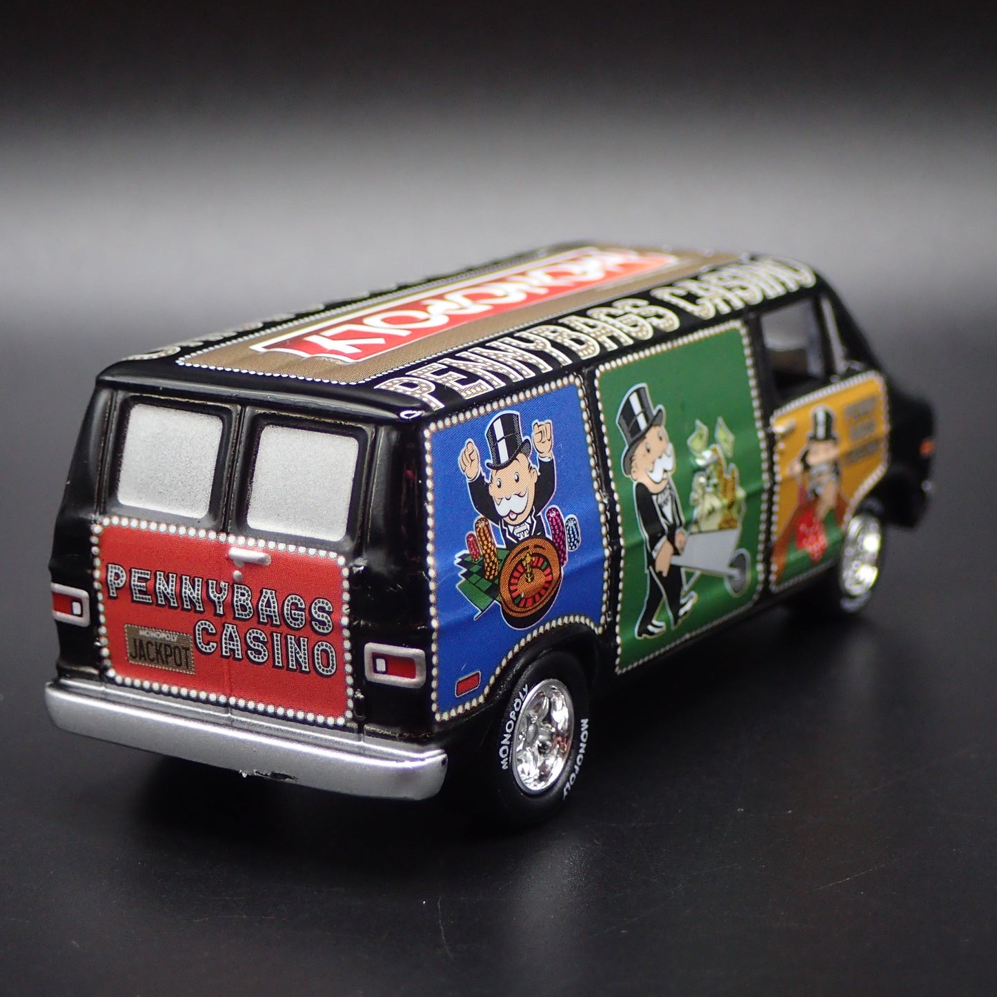 1971-1978 DODGE STREET VAN MONOPOLY 1/64 SCALE COLLECTIBLE DIECAST MODEL CAR