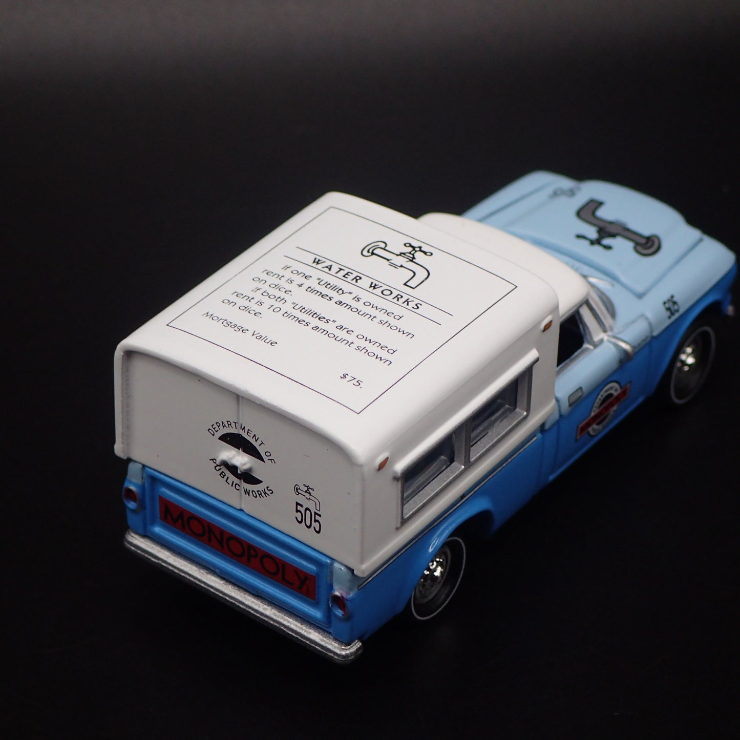 1960-1964 STUDEBAKER CHAMP PICKUP TRUCK MONOPOLY 1:64 SCALE DIECAST MODEL CAR