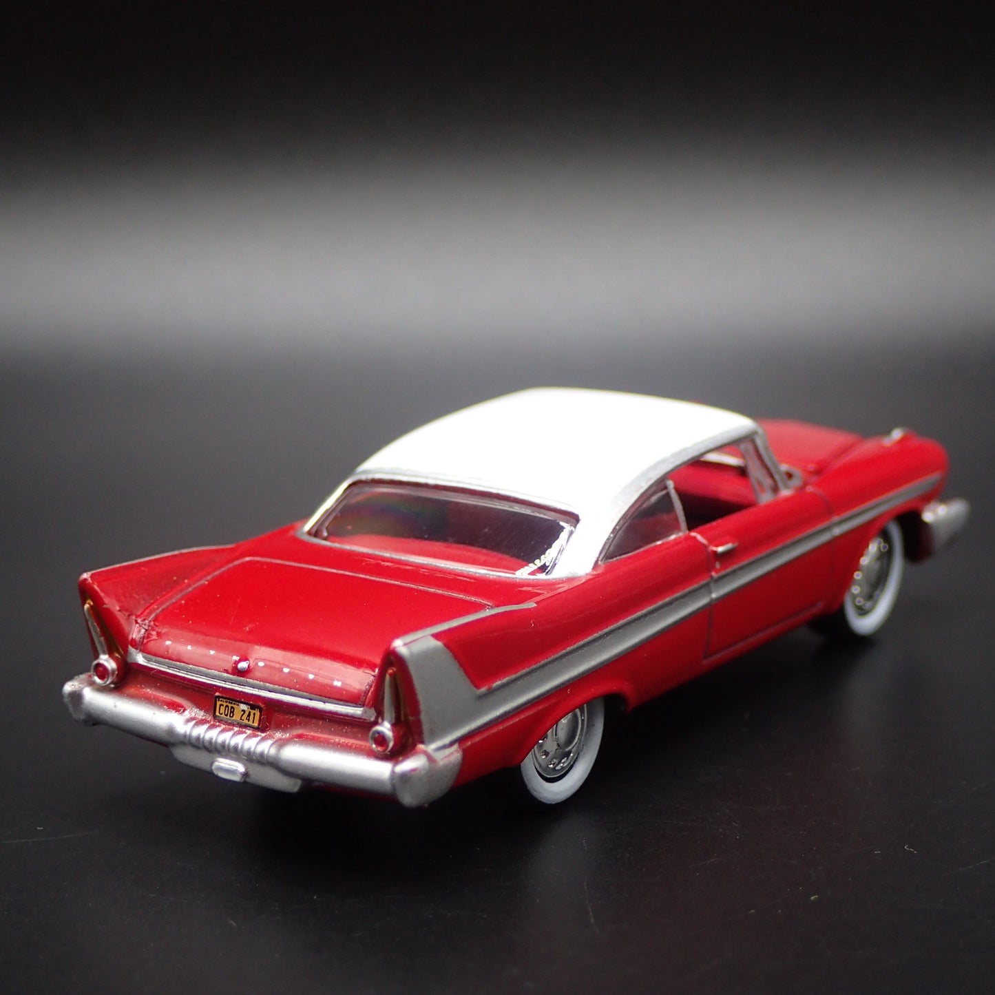 CHRISTINE 1958 58 PLYMOUTH FURY RED 1/64 SCALE COLLECTIBLE DIECAST MODEL CAR