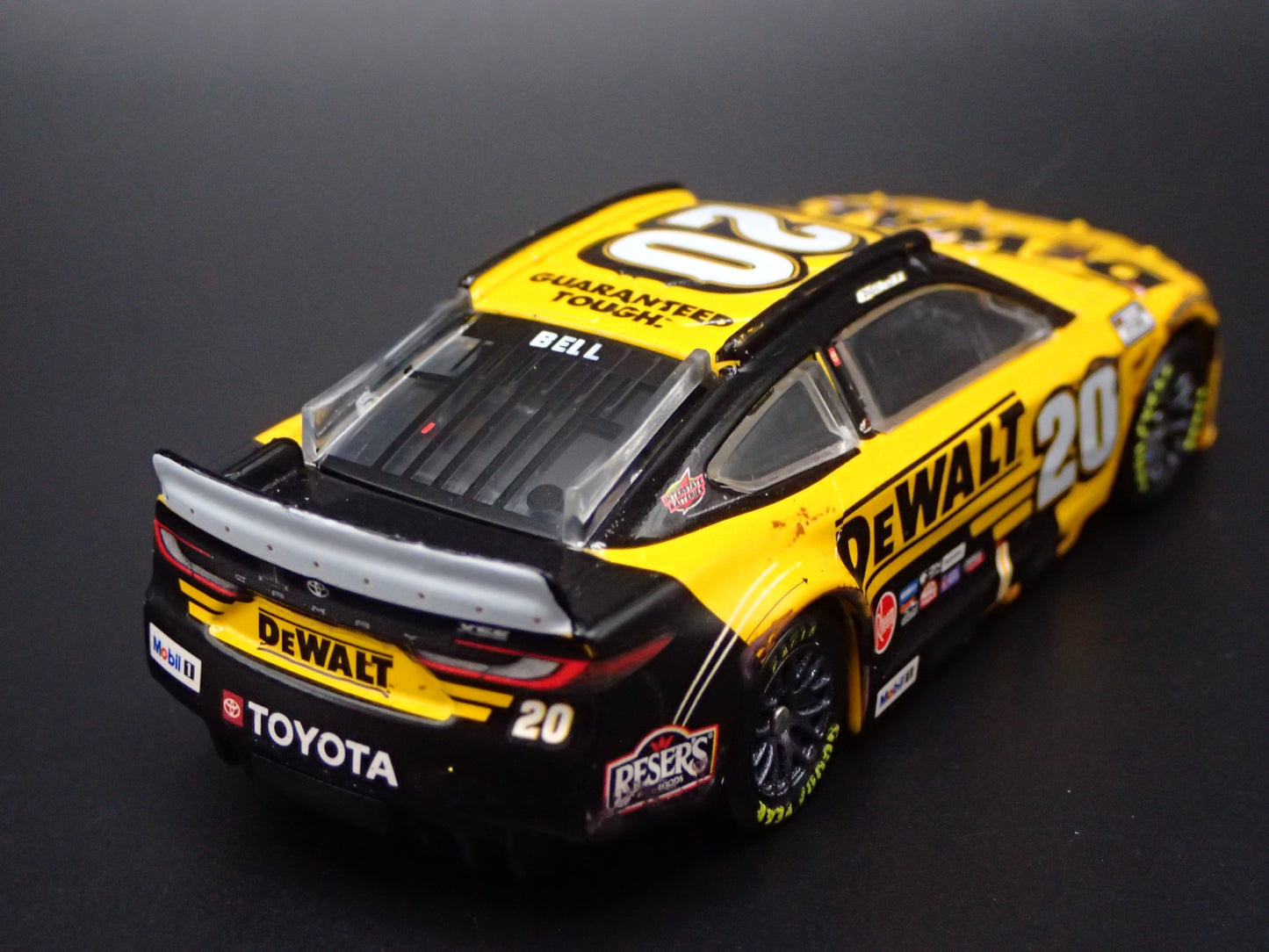 2025 TOYOTA CAMRY 20 CHRISTOPHER BELL DEWALT ATL WIN NASCAR 1:64 DIECAST CAR