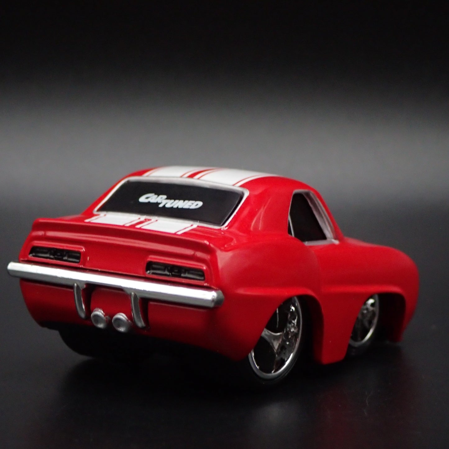 1969 69 CHEVY CHEVROLET CAMARO TUNED RED 1:64 SCALE DIORAMA DIECAST MODEL CAR