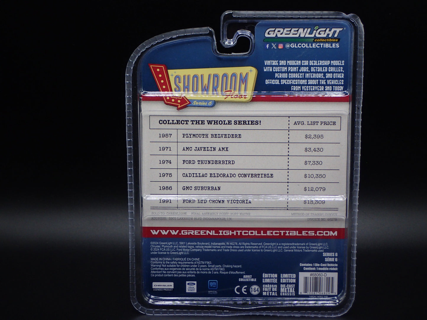 2025 GREENLIGHT RED CHASE GREEN MACHINE 1975 CADILLAC ELDORADO SHOWROOM FLOOR 6