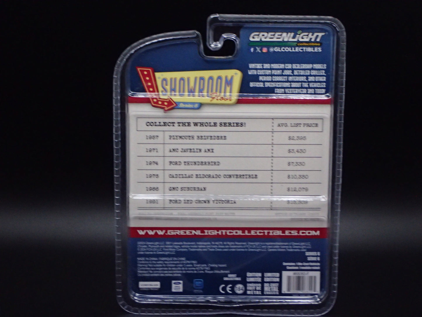 2025 GREENLIGHT RED CHASE GREEN MACHINE 1991 FORD LTD CROWN VIC SHOWROOM FLOOR 6