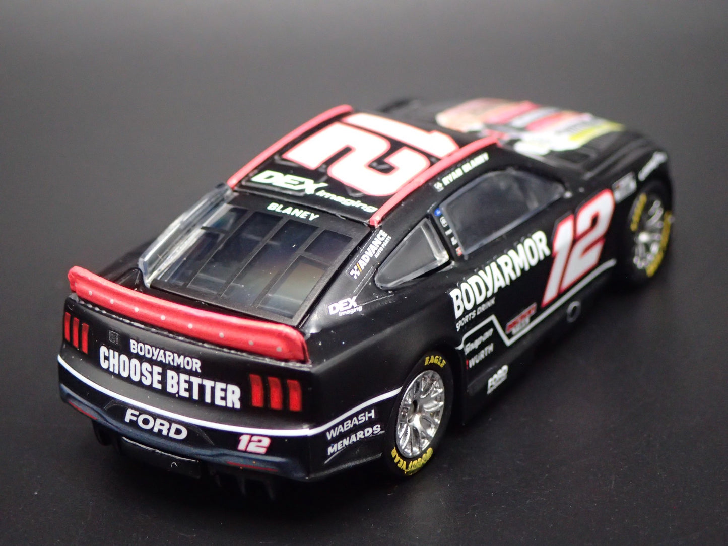 2025 25 FORD MUSTANG #12 RYAN BLANEY BODYARMOR NASCAR 1:64 SCALE DIECAST CAR
