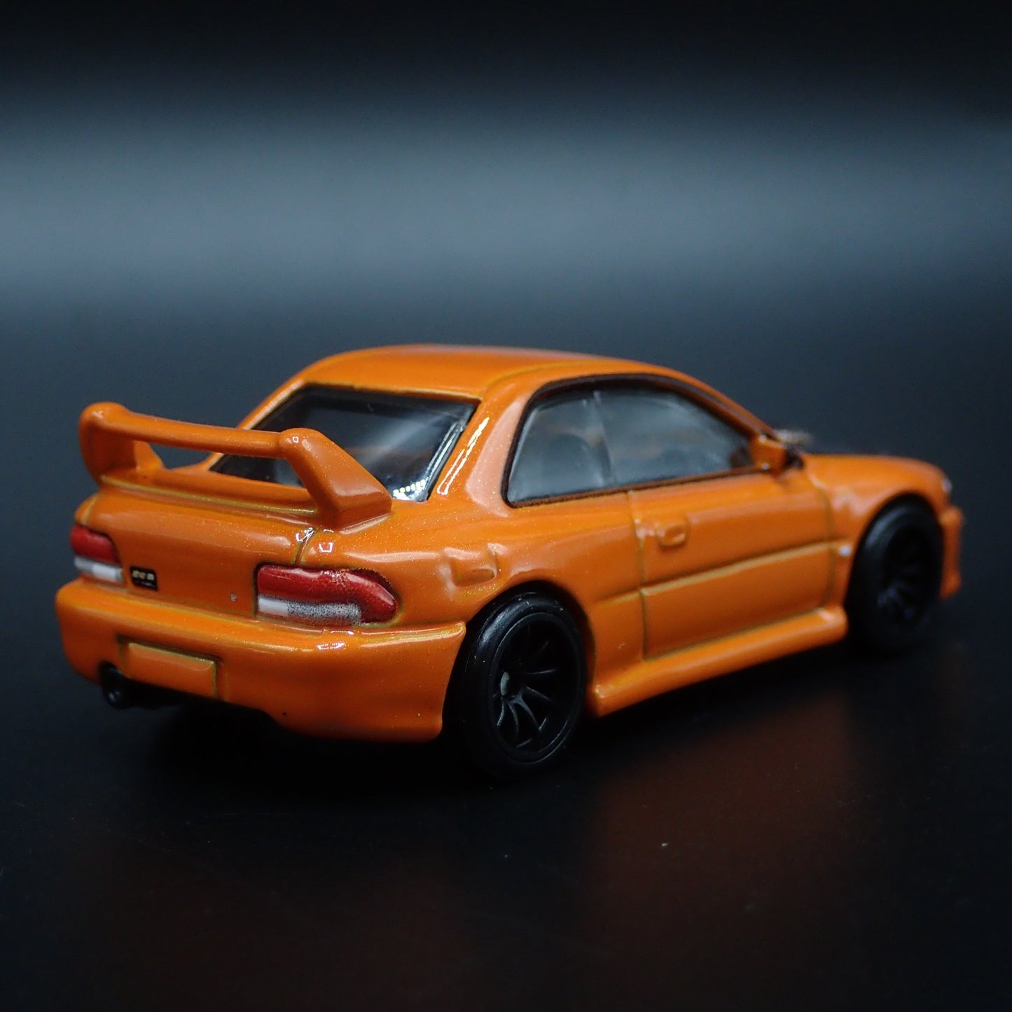 1992-2000 SUBARU IMPREZA 22B STI ORANGE 1:64 SCALE COLLECTIBLE DIECAST MODEL CAR