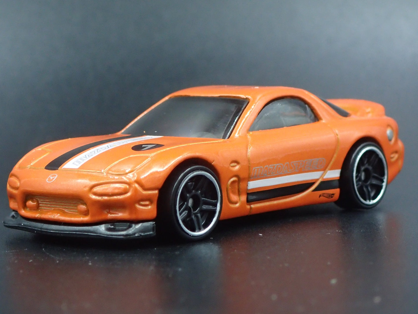 1992-2002 MAZDA RX7 JDM ORANGE 1:64 SCALE COLLECTIBLE DIORAMA DIECAST MODEL CAR