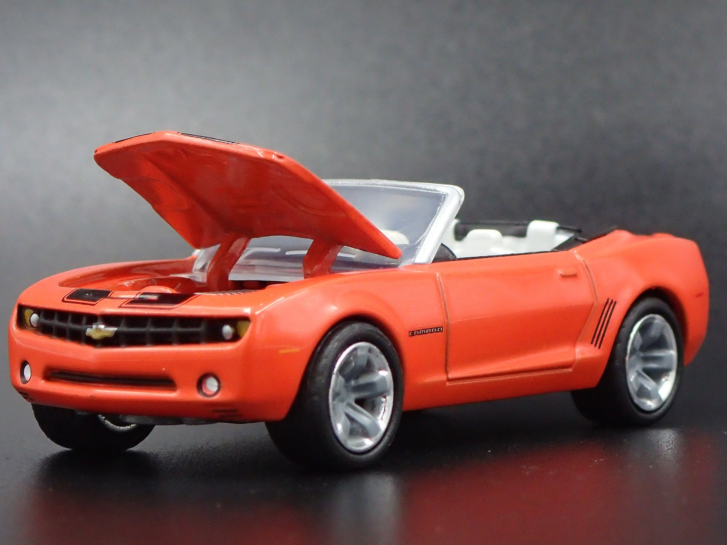 2010-2015 CHEVY CHEVROLET CAMARO CONVERTIBLE ORANGE 1:64 SCALE DIECAST MODEL CAR