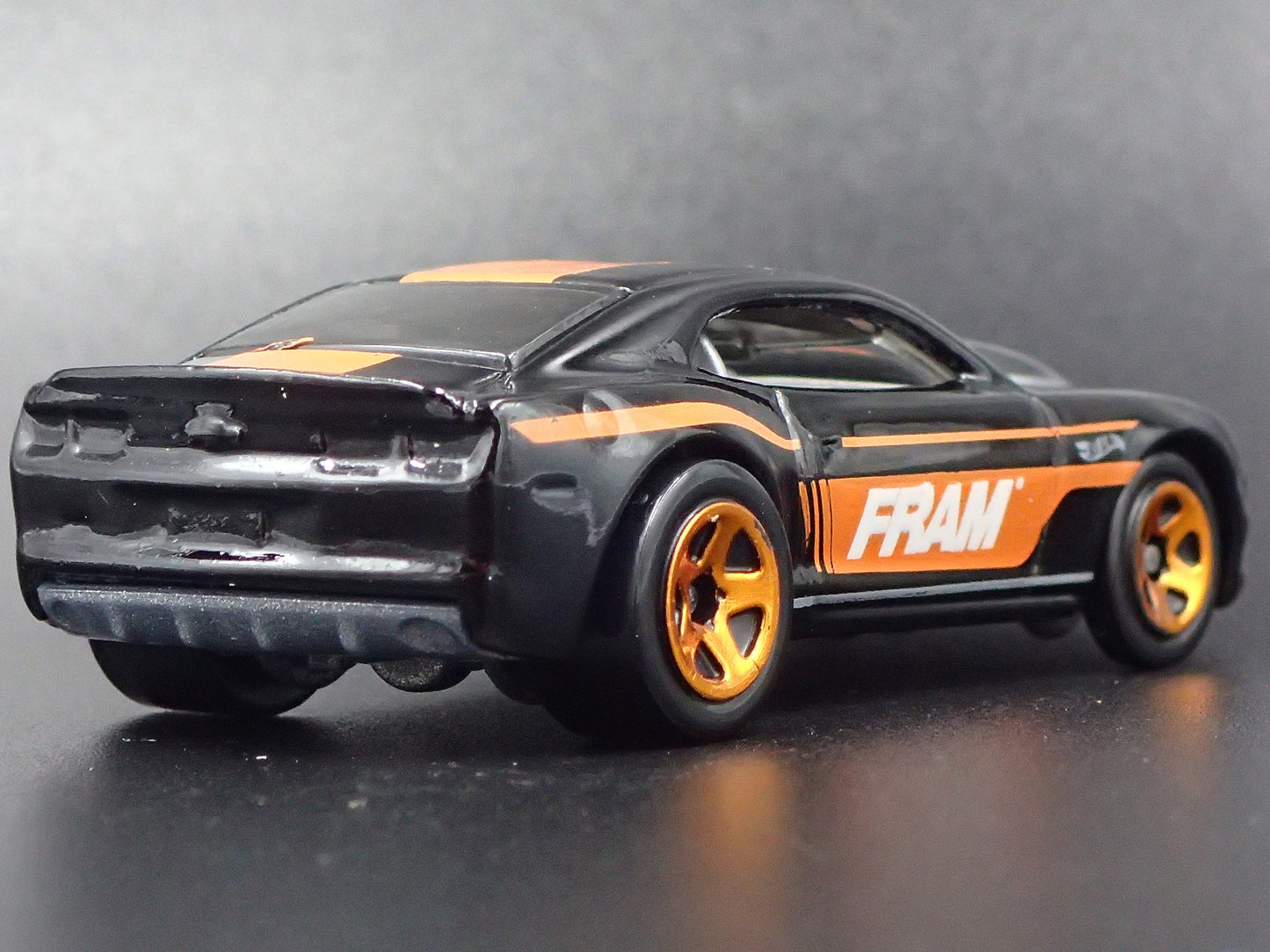 2010- 2015 CHEVY CHEVROLET COPO CAMARO FRAM 1:64 SCALE DIORAMA DIECAST MODEL CAR