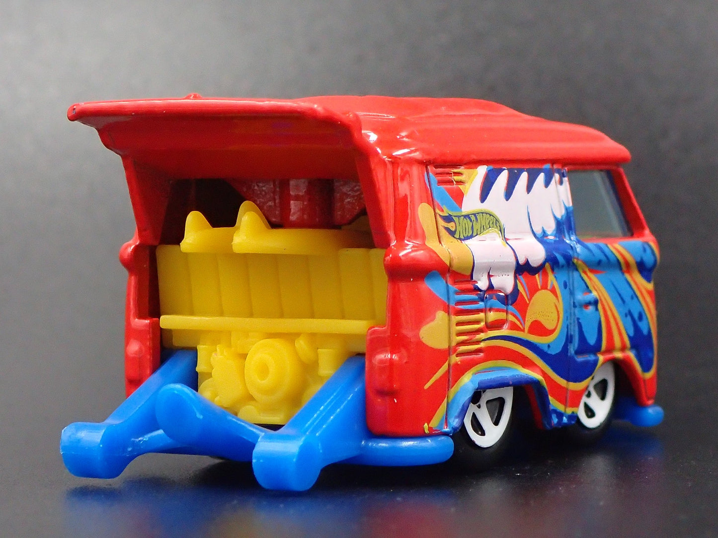 VW VOLKSWAGEN KOOL KOMBI MINI BUS VAN DRAG 1:64 SCALE DIORAMA DIECAST MODEL CAR