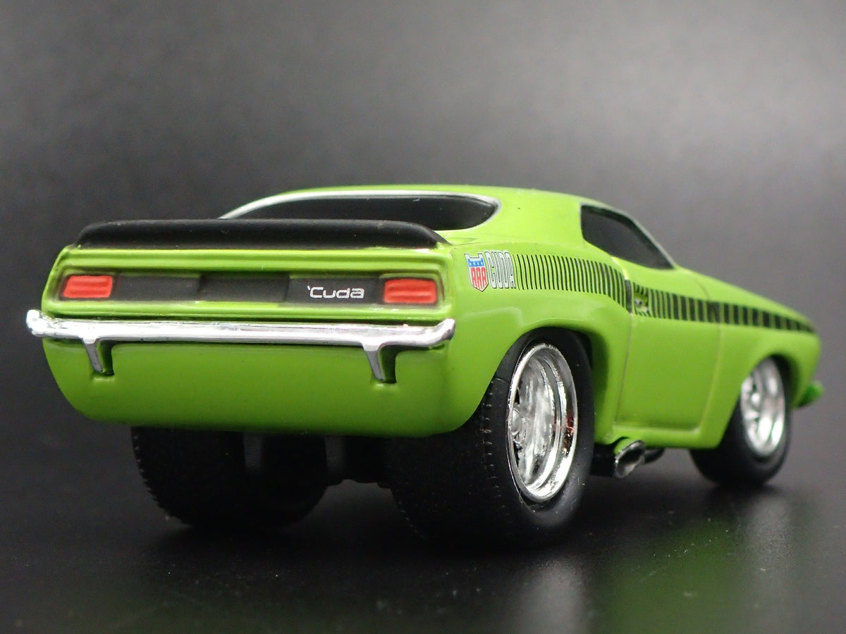 1970 PLYMOUTH AAR CUDA RARE 1:64 SCALE LIMITED DIORAMA DIECAST MODEL CAR-Burning Rubber Toy Company