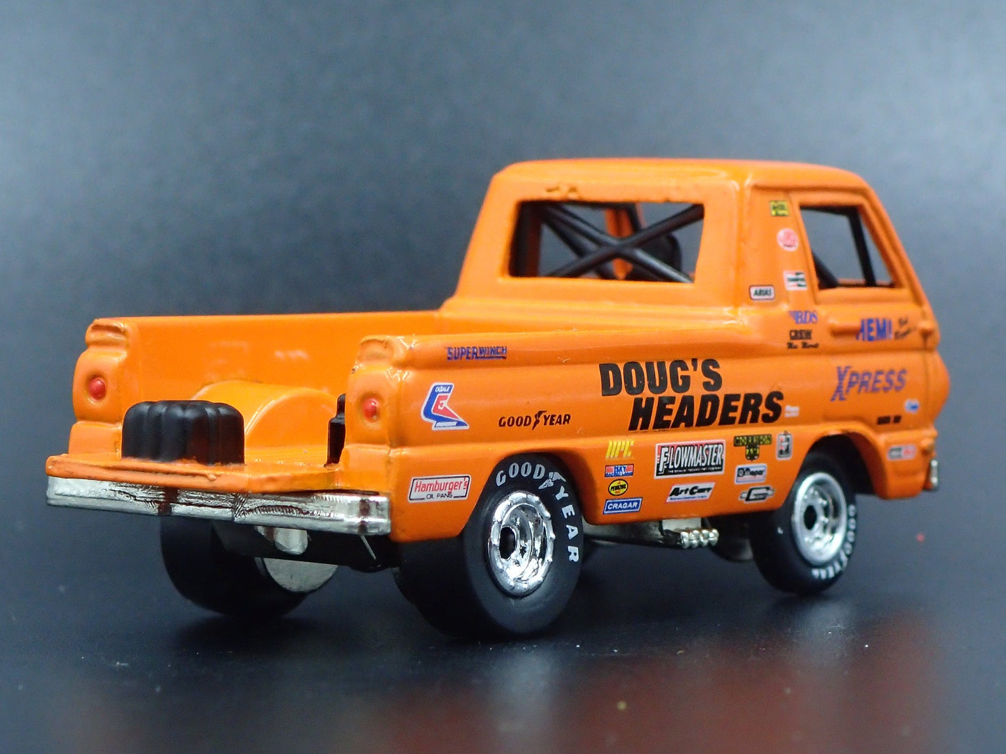 1964-1970 DODGE A100 PICKUP TRUCK DOUG'S HEADERS 1/64 SCALE DIECAST MODEL CAR