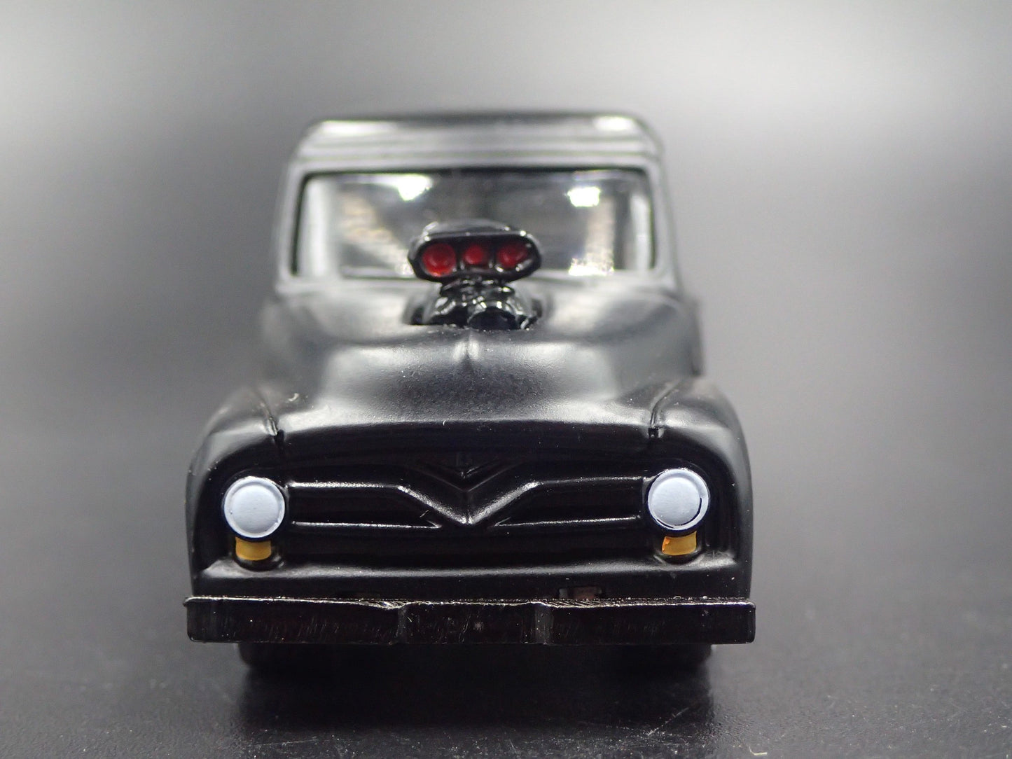 1955 55 FORD PANEL DELIVERY VAN BLACK 1:64 SCALE COLLECTIBLE DIECAST MODEL CAR