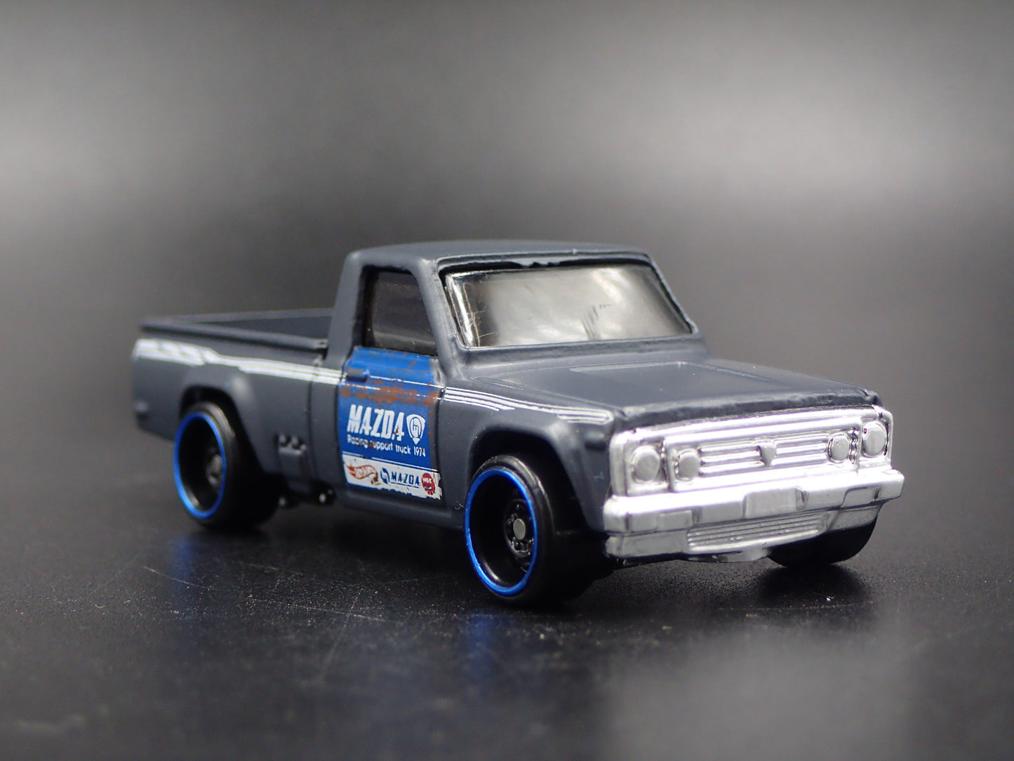 1974-1977 MAZDA REPU PICKUP TRUCK JDM GRAY 1:64 SCALE DIORAMA DIECAST MODEL CAR