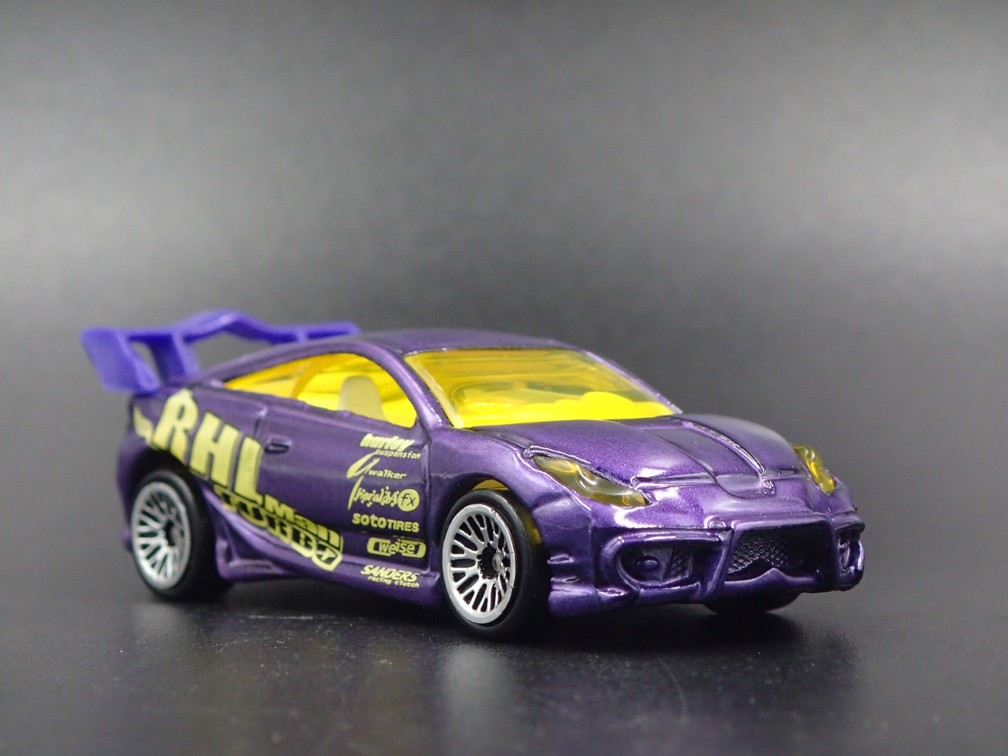 1999-2006 TOYOTA CELICA RHL PURPLE 1/64 SCALE COLLECTIBLE DIECAST MODEL CAR