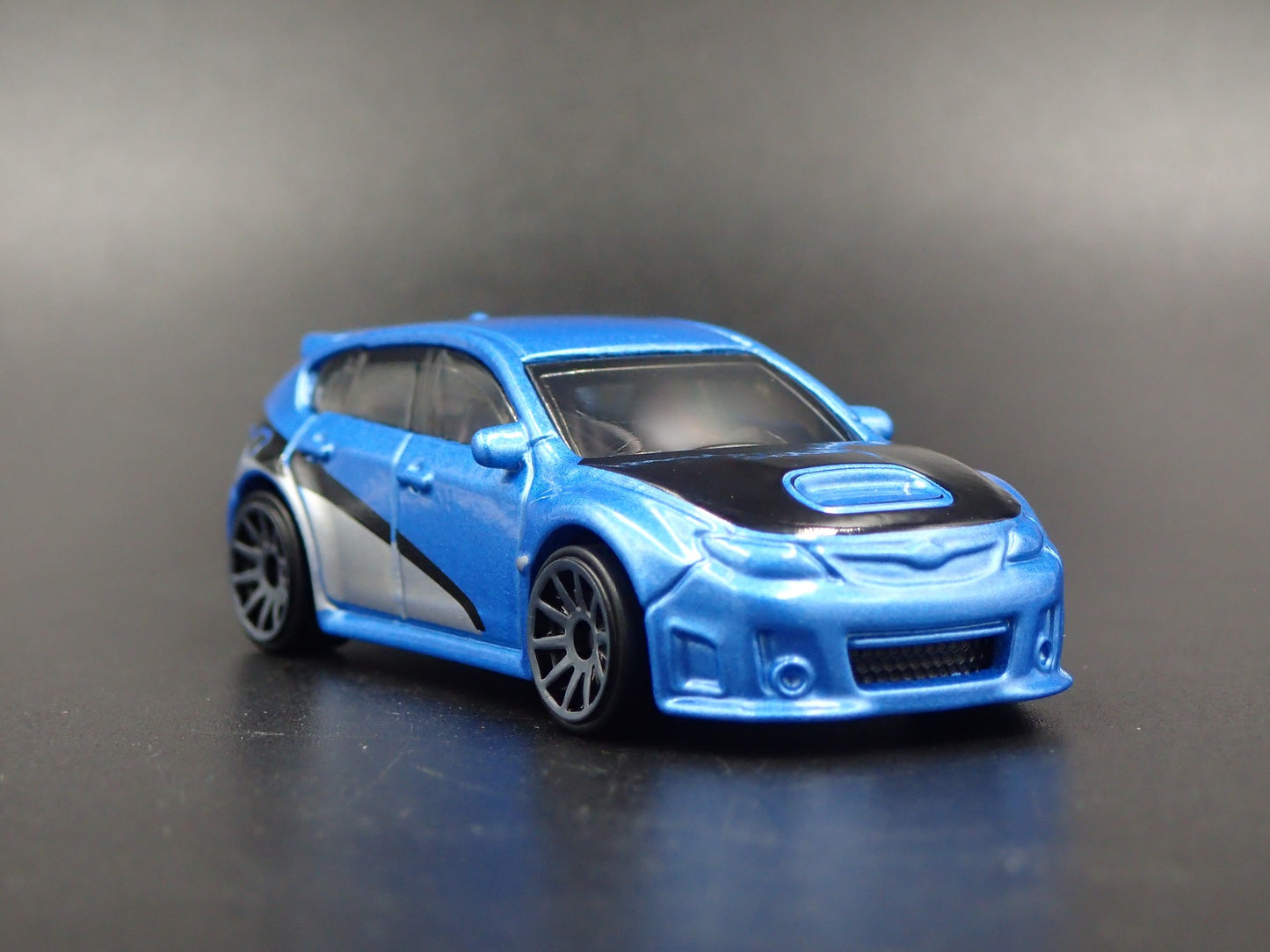 2007-2014 SUBARU WRX STI BLUE 1:64 SCALE COLLECTIBLE DIORAMA DIECAST MODEL CAR