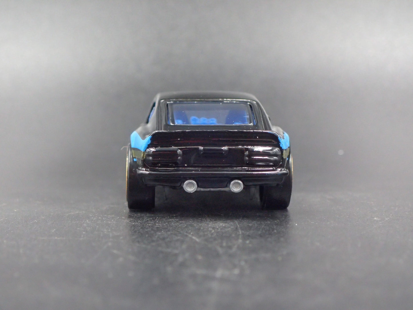 1970-1973 DATSUN 240Z JDM BLACK 1:64 SCALE COLLECTIBLE DIORAMA DIECAST MODEL CAR