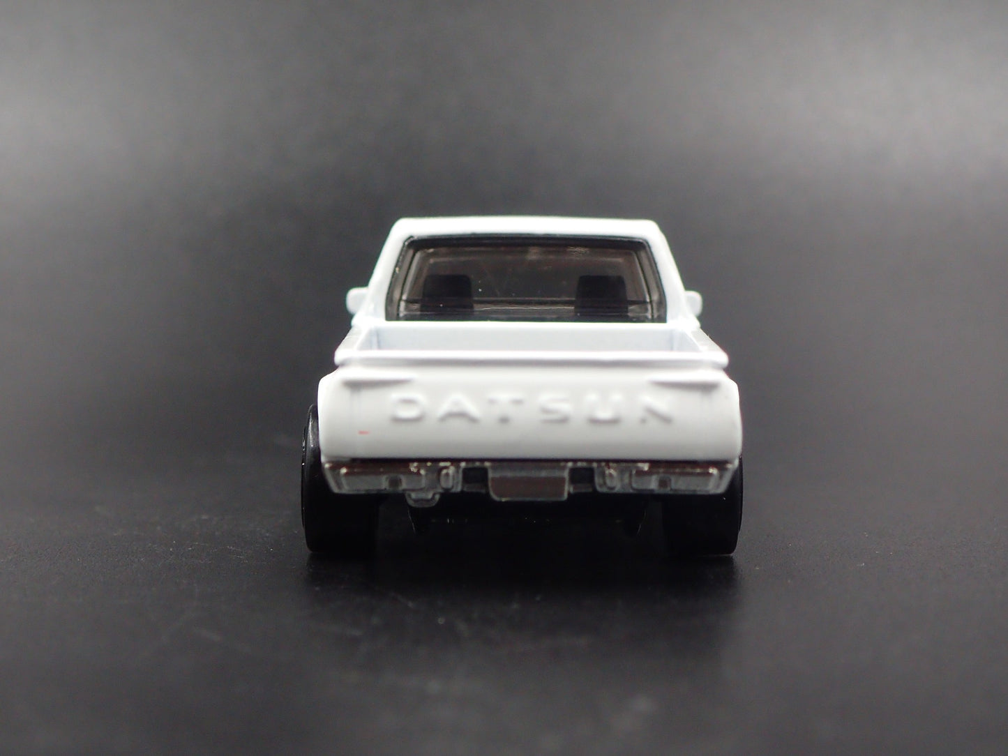 1973-1979 DATSUN 620 PICKUP TRUCK GREDDY WHITE 1:64 SCALE DIECAST MODEL CAR