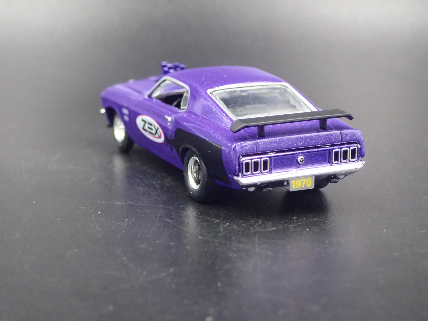 1970 70 FORD MUSTANG BOSS 429 FASTBACK ZEX PURPLE 1:64 SCALE DIECAST MODEL CAR